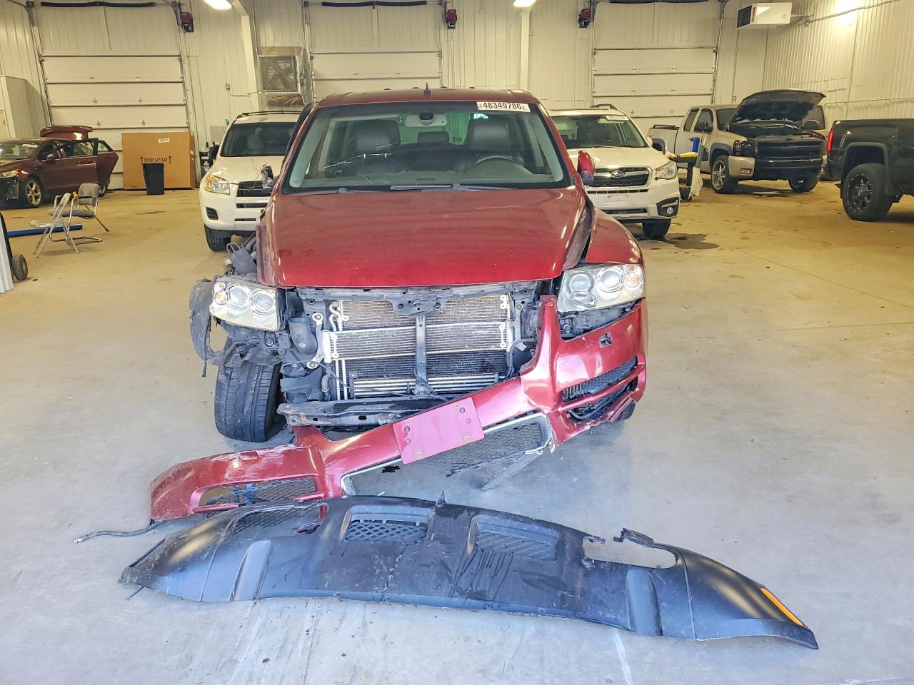 2004 Volkswagen Touareg Tdi 5.0 Burgundy vin: WVGPZ77LX4D086618