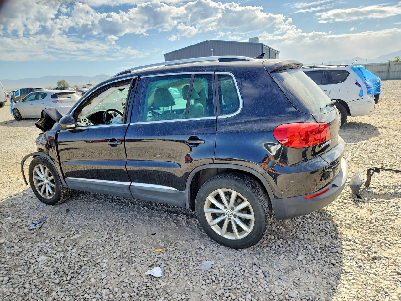 2017 Volkswagen Tiguan Wolfsburg Black vin: WVGRV7AX1HW507099