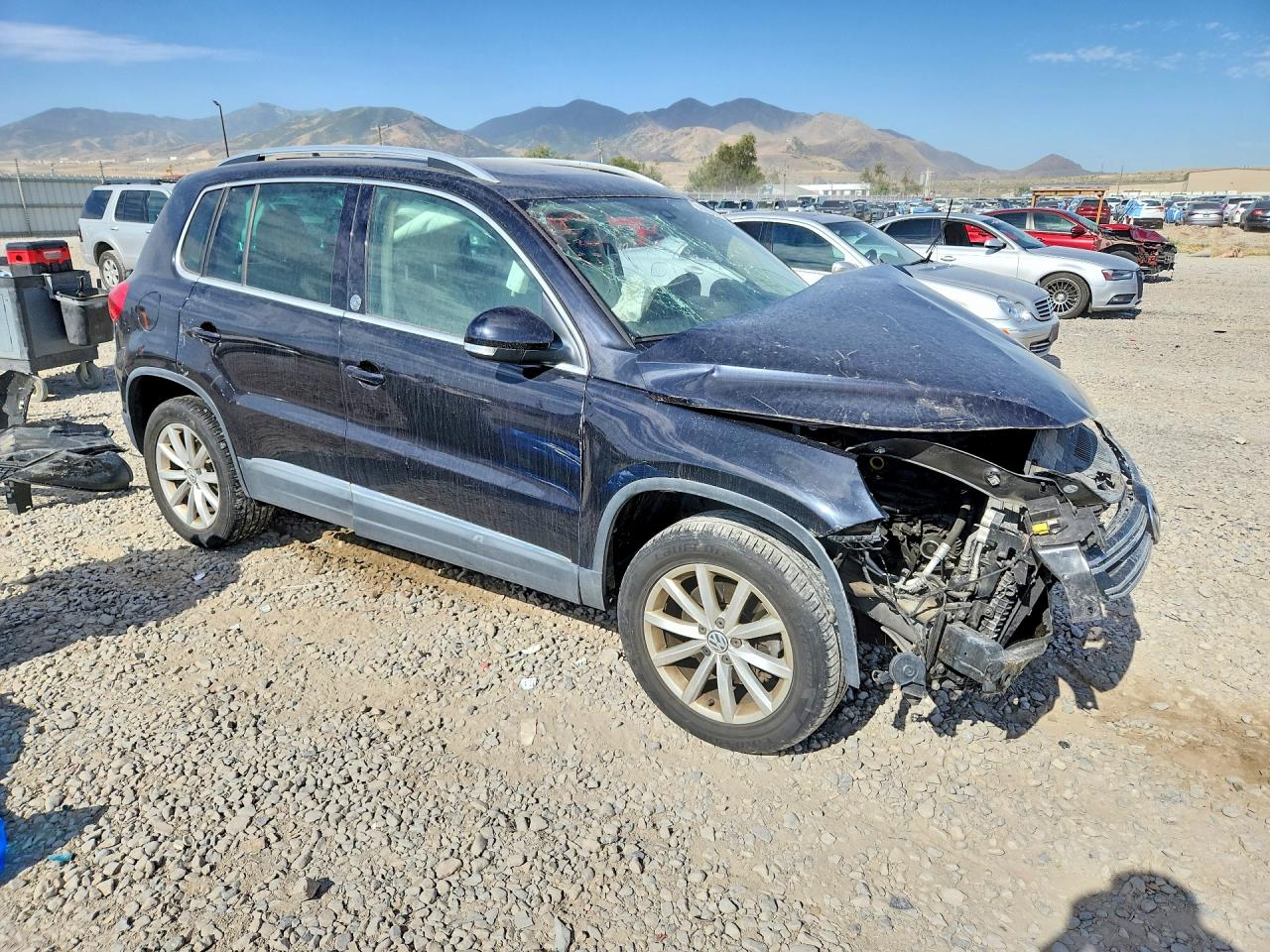 2017 Volkswagen Tiguan Wolfsburg Black vin: WVGRV7AX1HW507099
