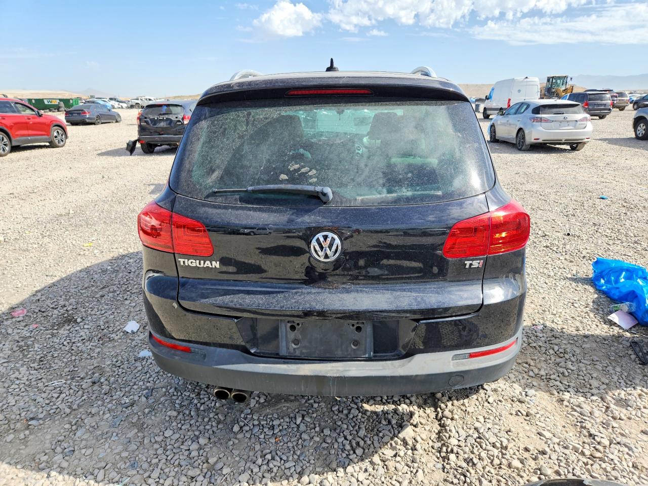 2017 Volkswagen Tiguan Wolfsburg Black vin: WVGRV7AX1HW507099