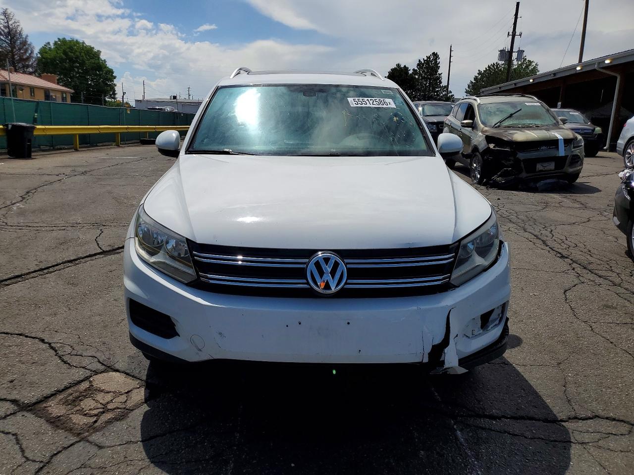 2017 Volkswagen Tiguan Wolfsburg White vin: WVGRV7AX7HK016737