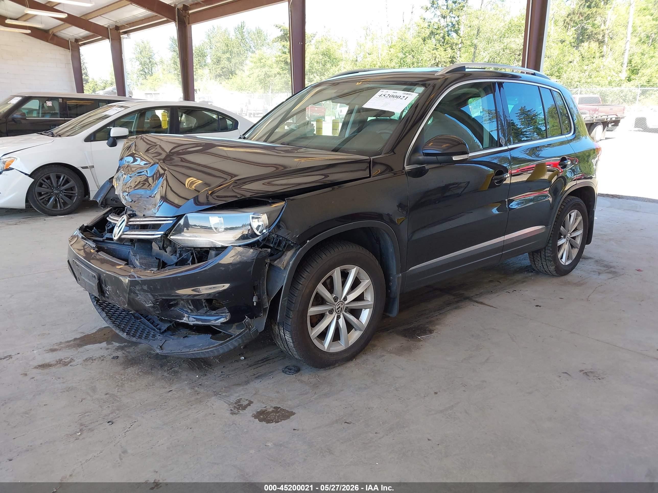 2017 Volkswagen Tiguan 2.0t Wolfsburg Edition Black vin: WVGSV7AX5HK011277