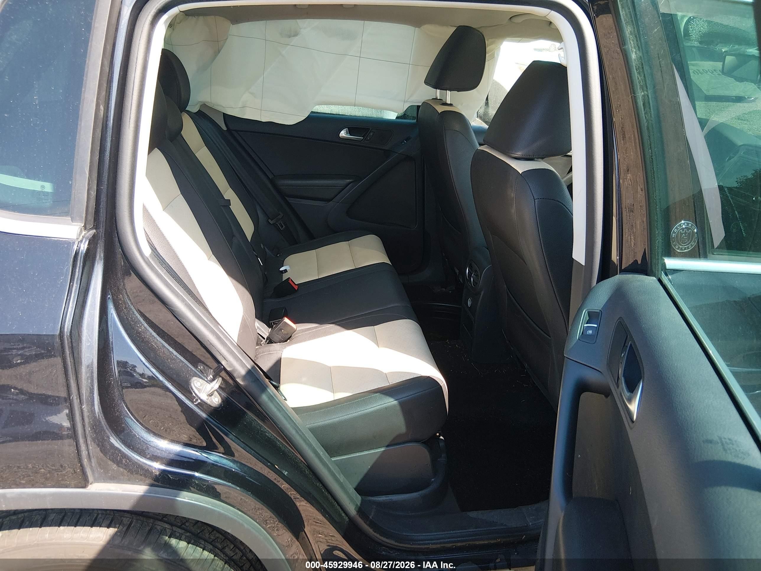 2017 Volkswagen Tiguan 2.0t Wolfsburg Edition Черный vin: WVGSV7AX7HK015296