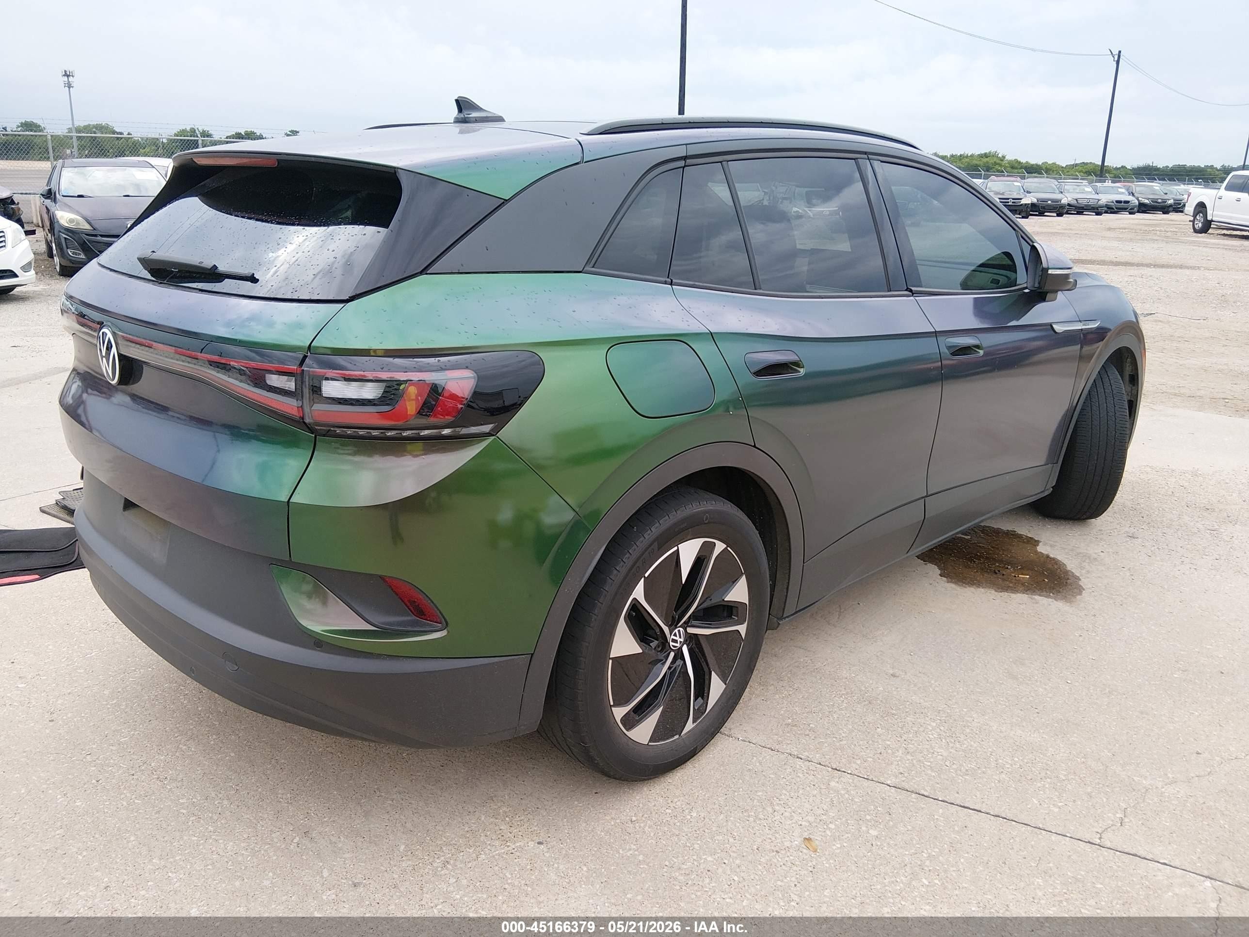 2021 Volkswagen Id.4 Pro S Green vin: WVGTMPE21MP032422