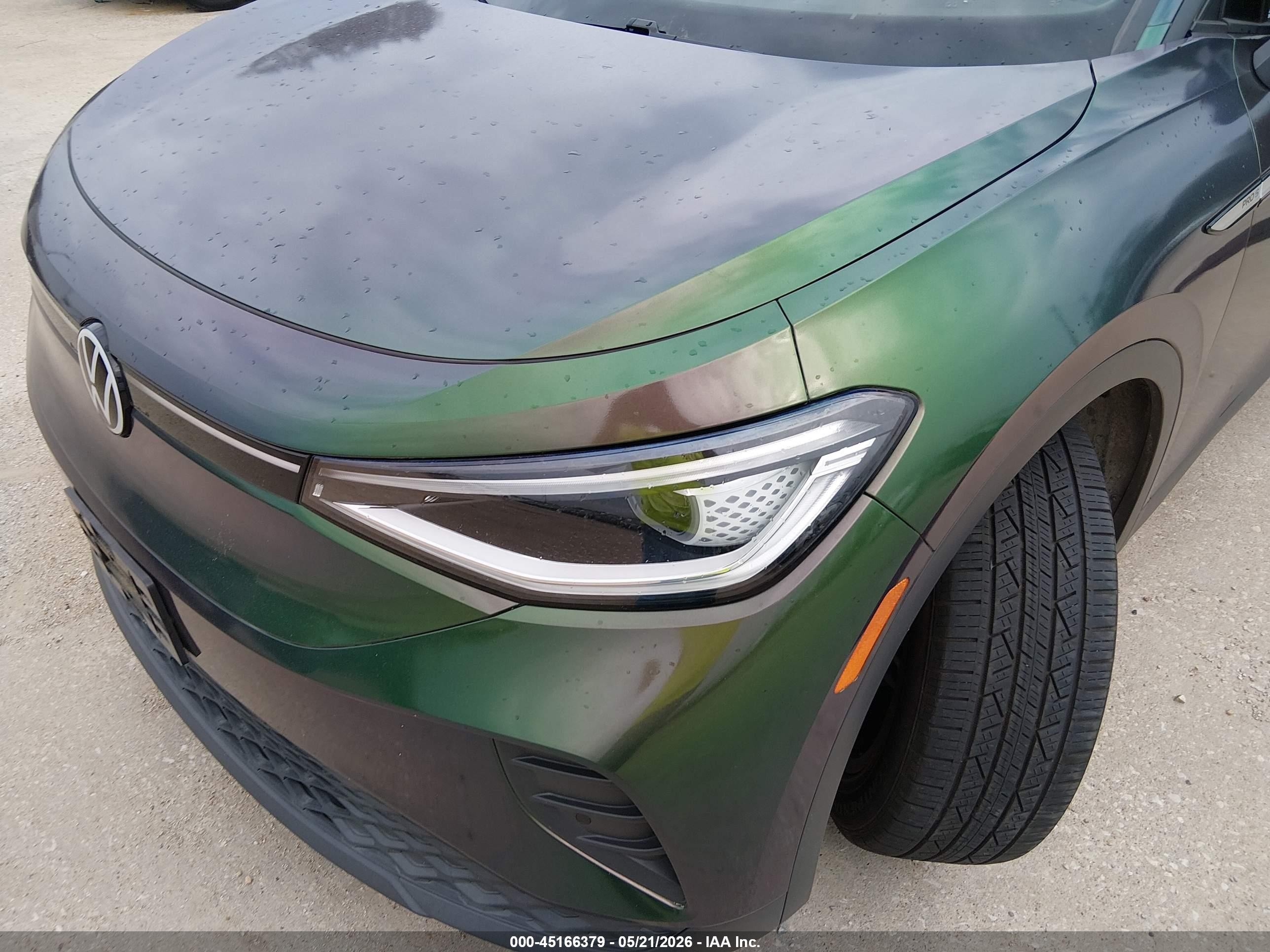 2021 Volkswagen Id.4 Pro S Green vin: WVGTMPE21MP032422