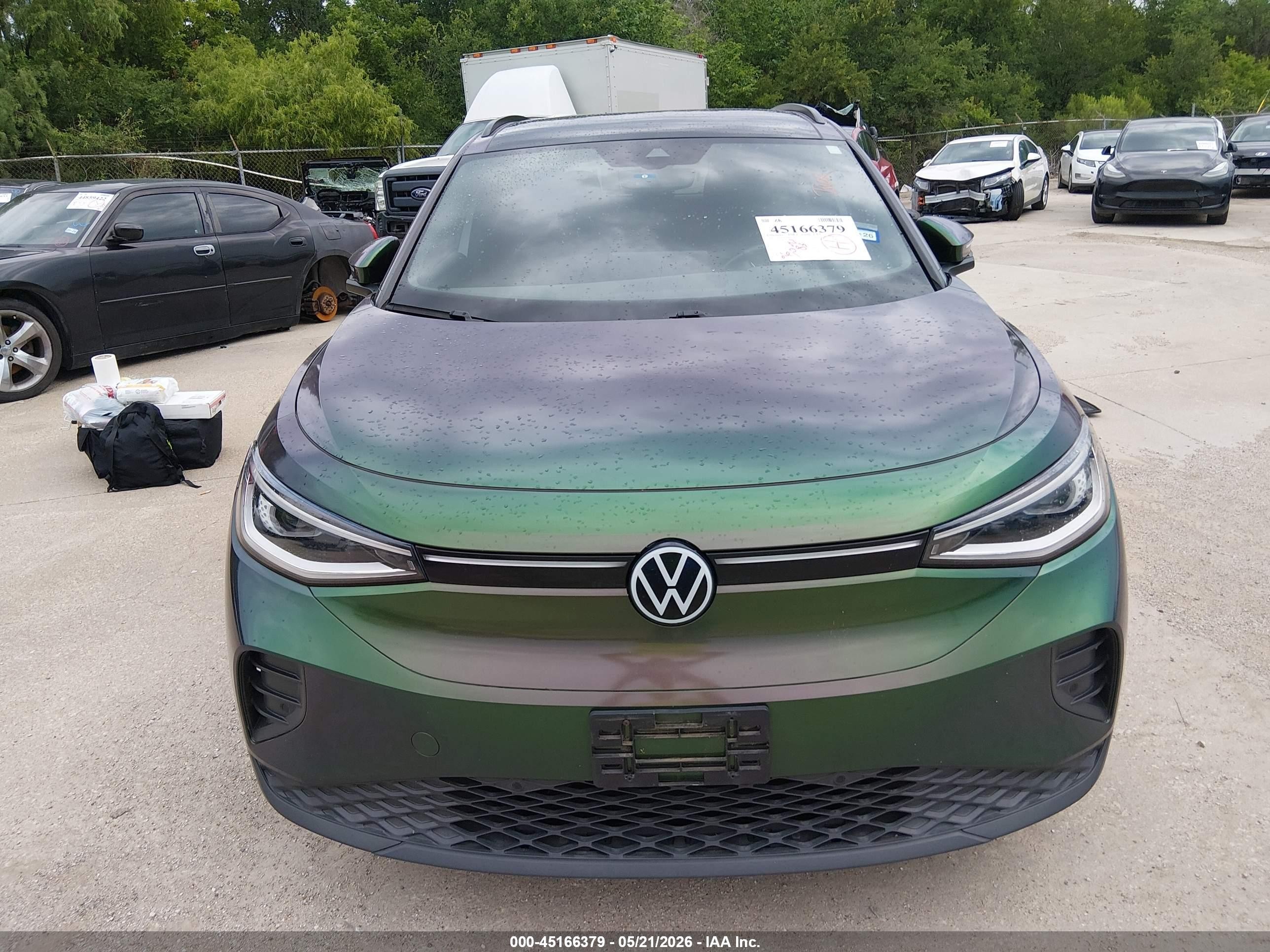 2021 Volkswagen Id.4 Pro S Green vin: WVGTMPE21MP032422