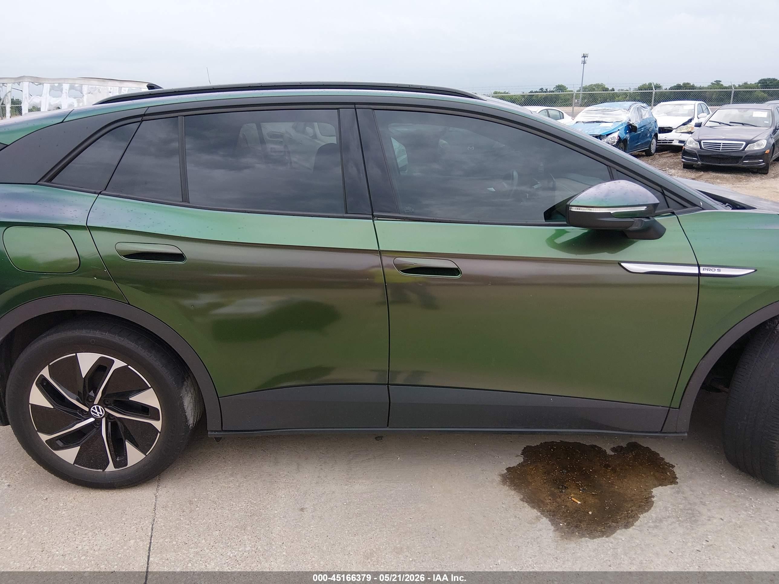 2021 Volkswagen Id.4 Pro S Green vin: WVGTMPE21MP032422