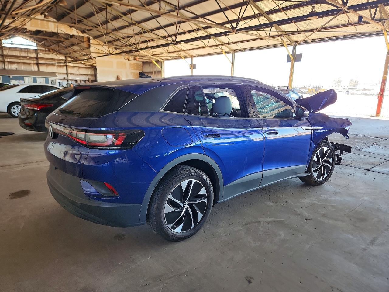 2021 Volkswagen Id.4 Pro S Синий vin: WVGTMPE21MP032629