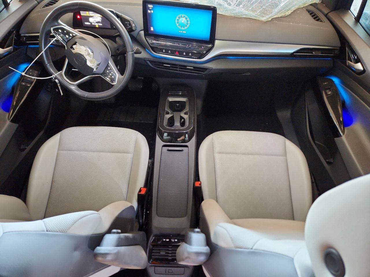 2021 Volkswagen Id.4 Pro S Синий vin: WVGTMPE21MP032629