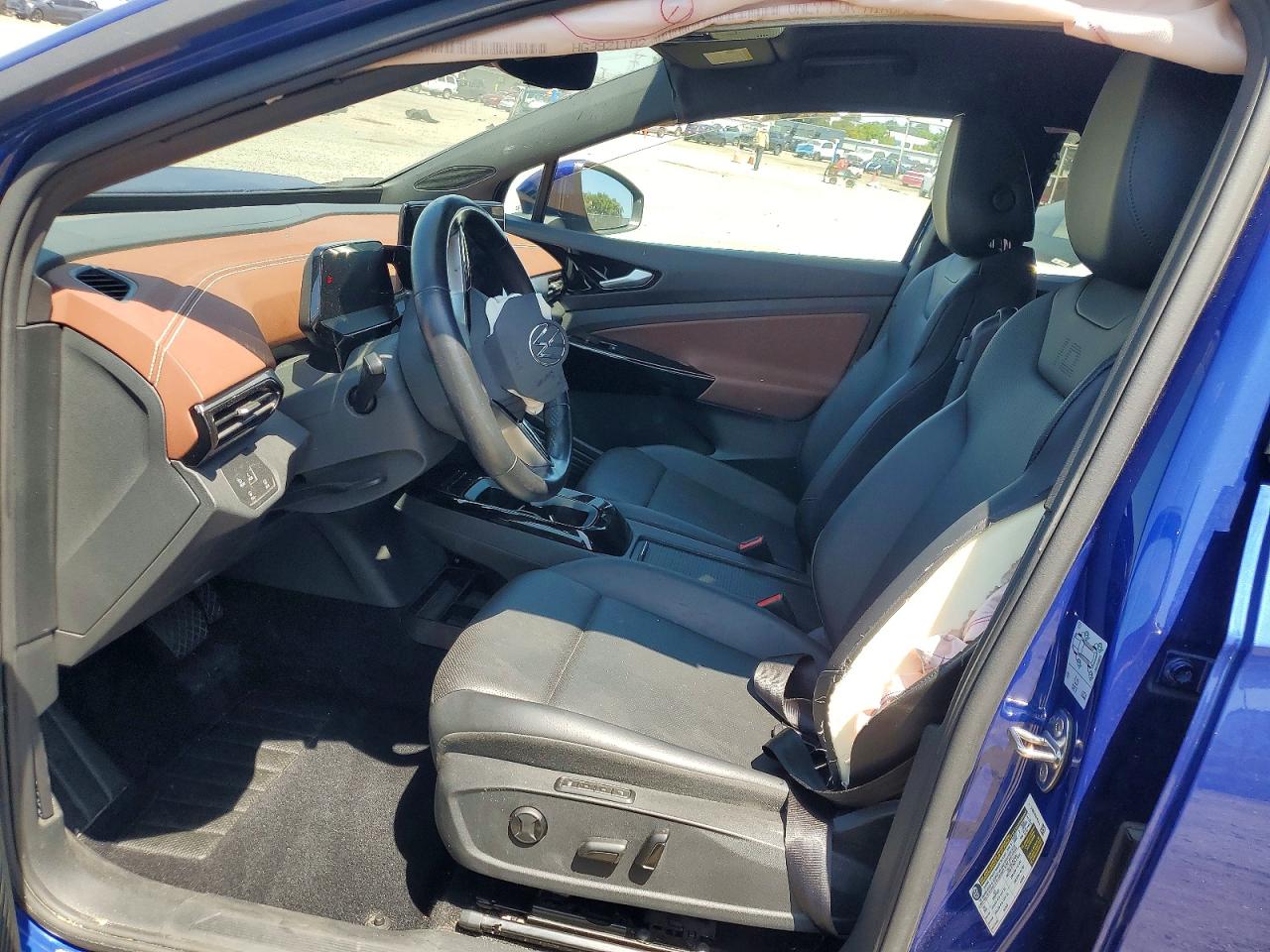 2021 Volkswagen Id.4 Pro S Blue vin: WVGTMPE23MP038593