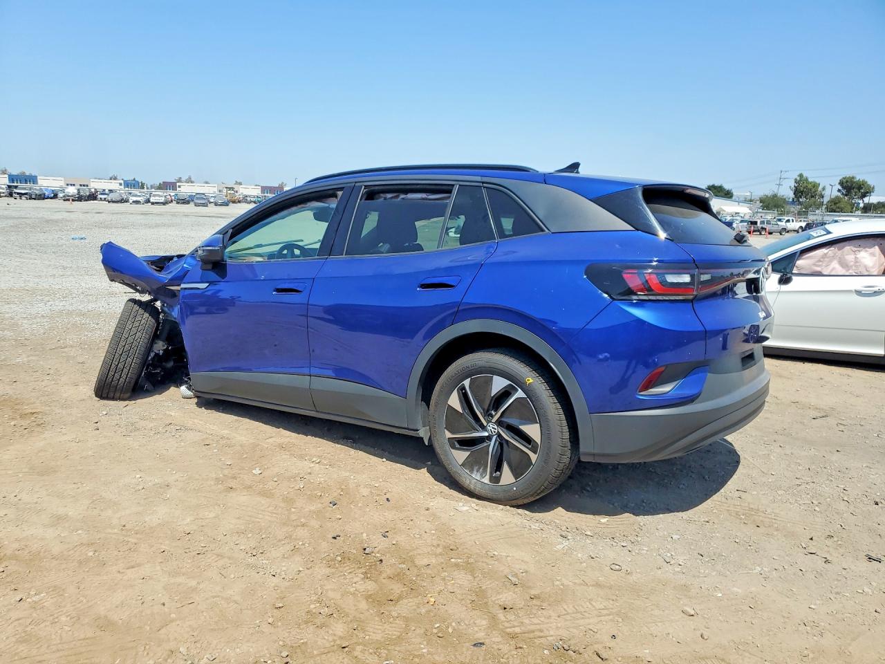2021 Volkswagen Id.4 Pro S Blue vin: WVGTMPE23MP038593