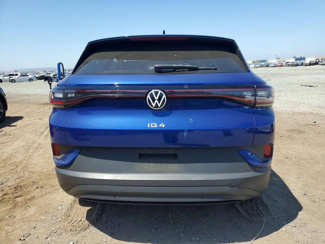 2021 Volkswagen Id.4 Pro S Blue vin: WVGTMPE23MP038593