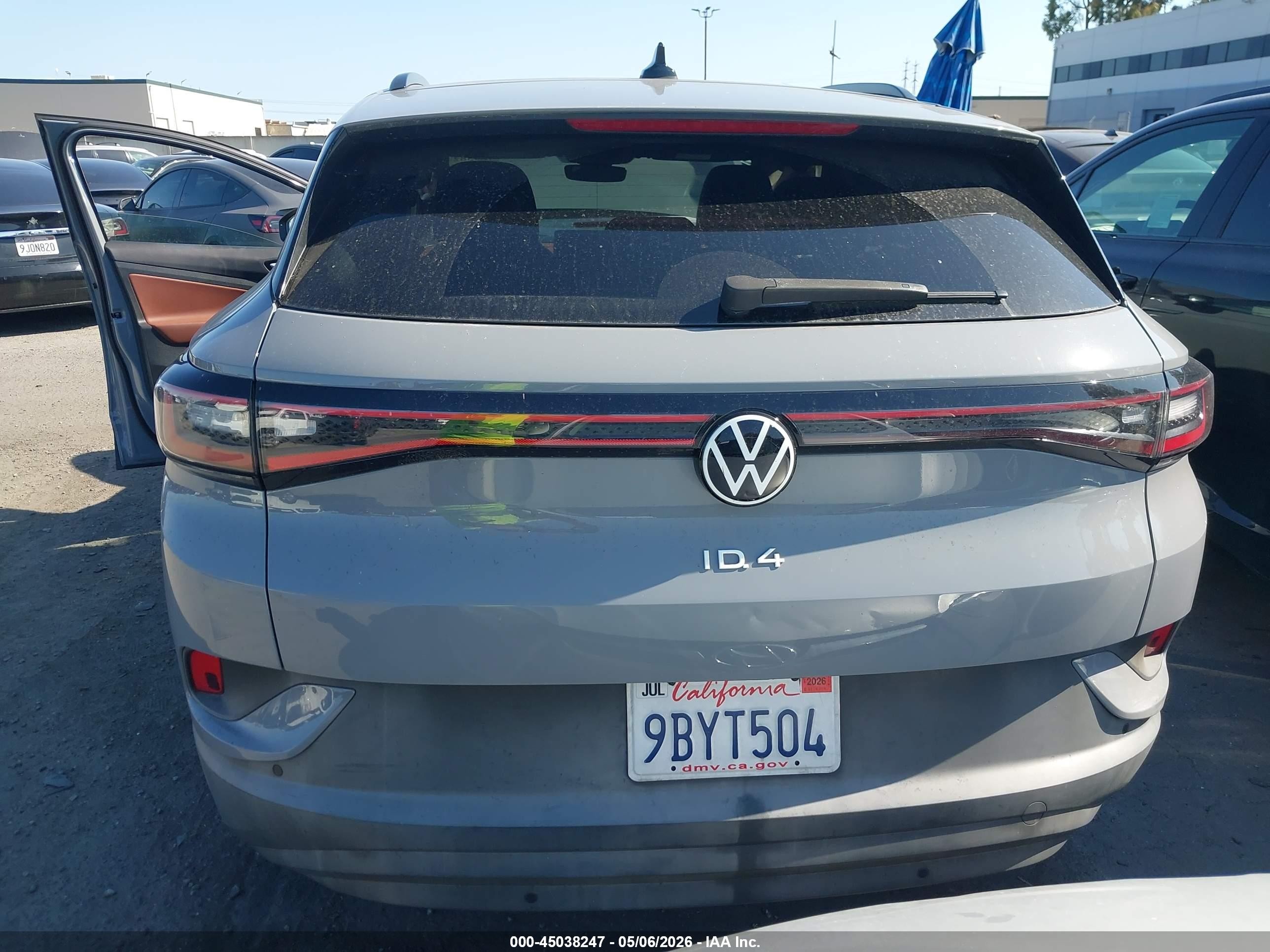 2022 Volkswagen Id.4 Pro S Gray vin: WVGTMPE23NP040653