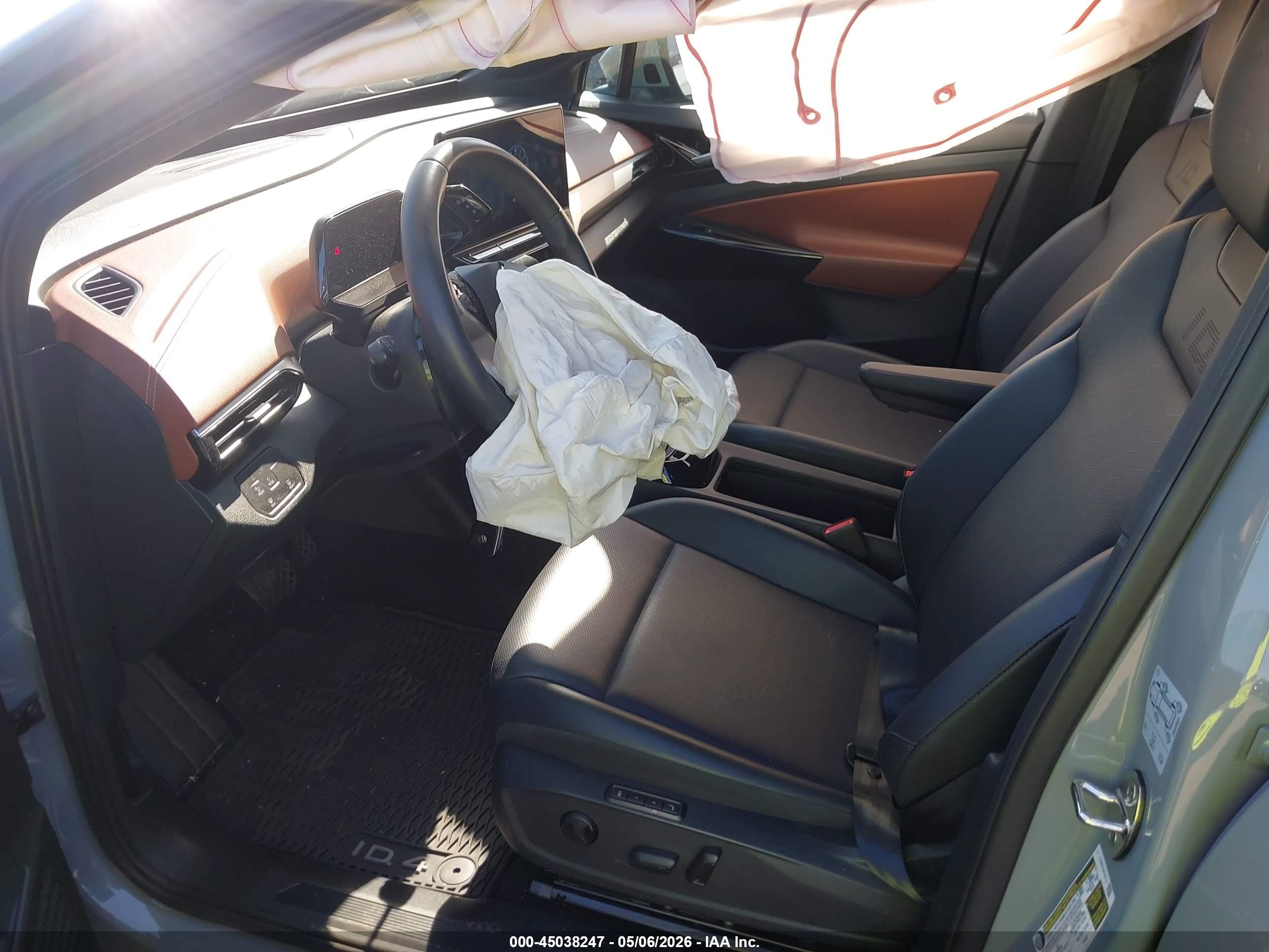 2022 Volkswagen Id.4 Pro S Gray vin: WVGTMPE23NP040653