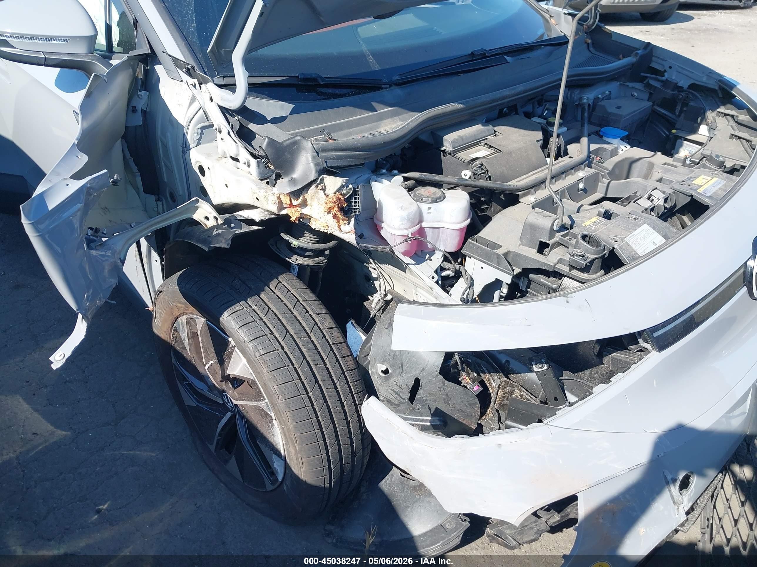 2022 Volkswagen Id.4 Pro S Gray vin: WVGTMPE23NP040653