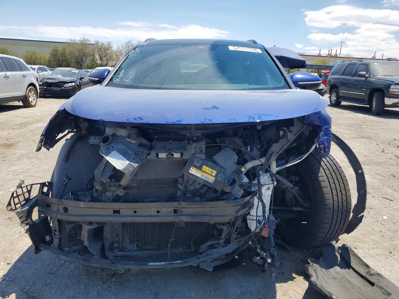 2021 Volkswagen Id.4 Pro S Blue vin: WVGTMPE25MP026753