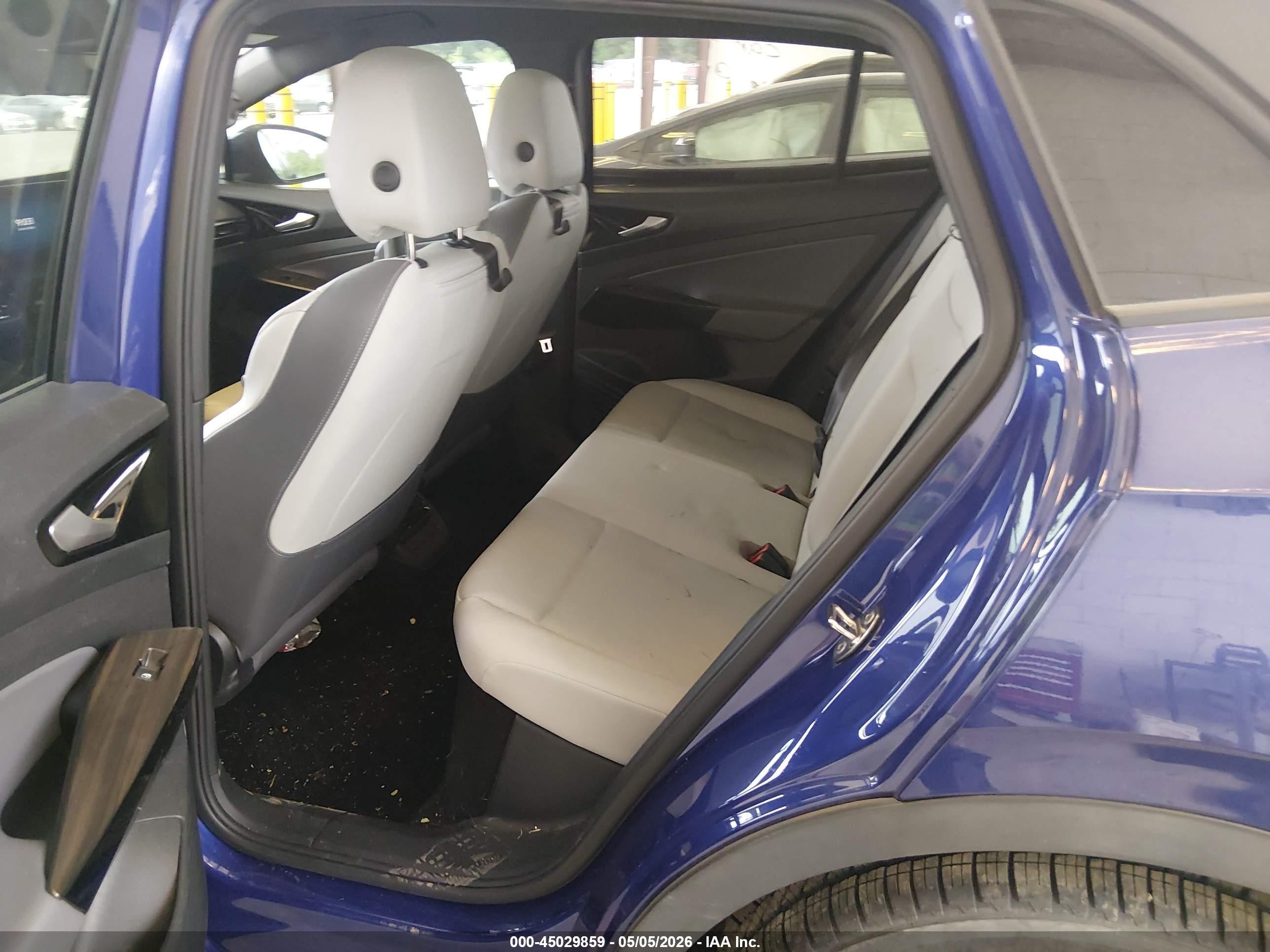 2021 Volkswagen Id.4 Pro S Blue vin: WVGTMPE25MP033895