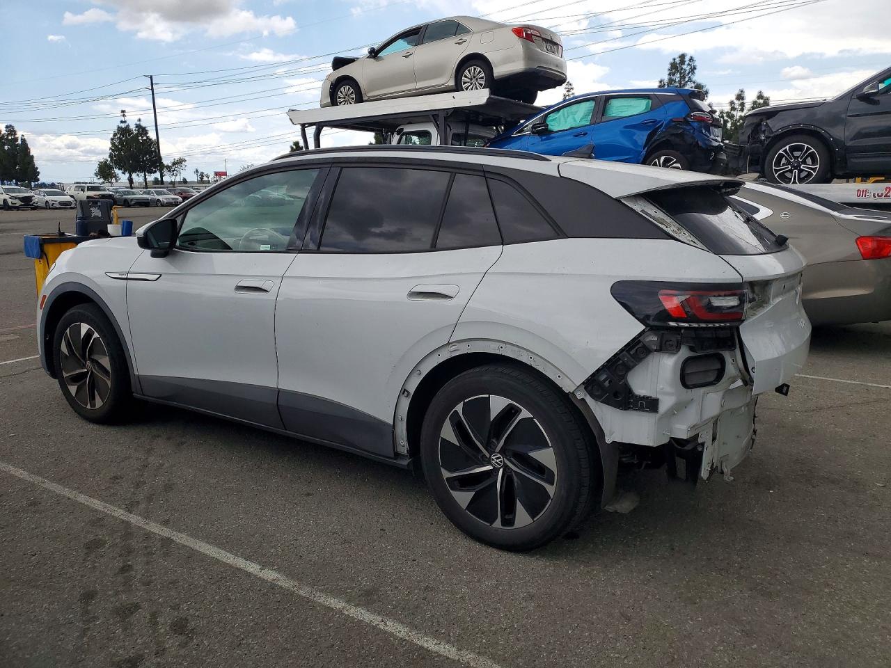 2021 Volkswagen Id.4 Pro S Белый vin: WVGTMPE2XMP028045