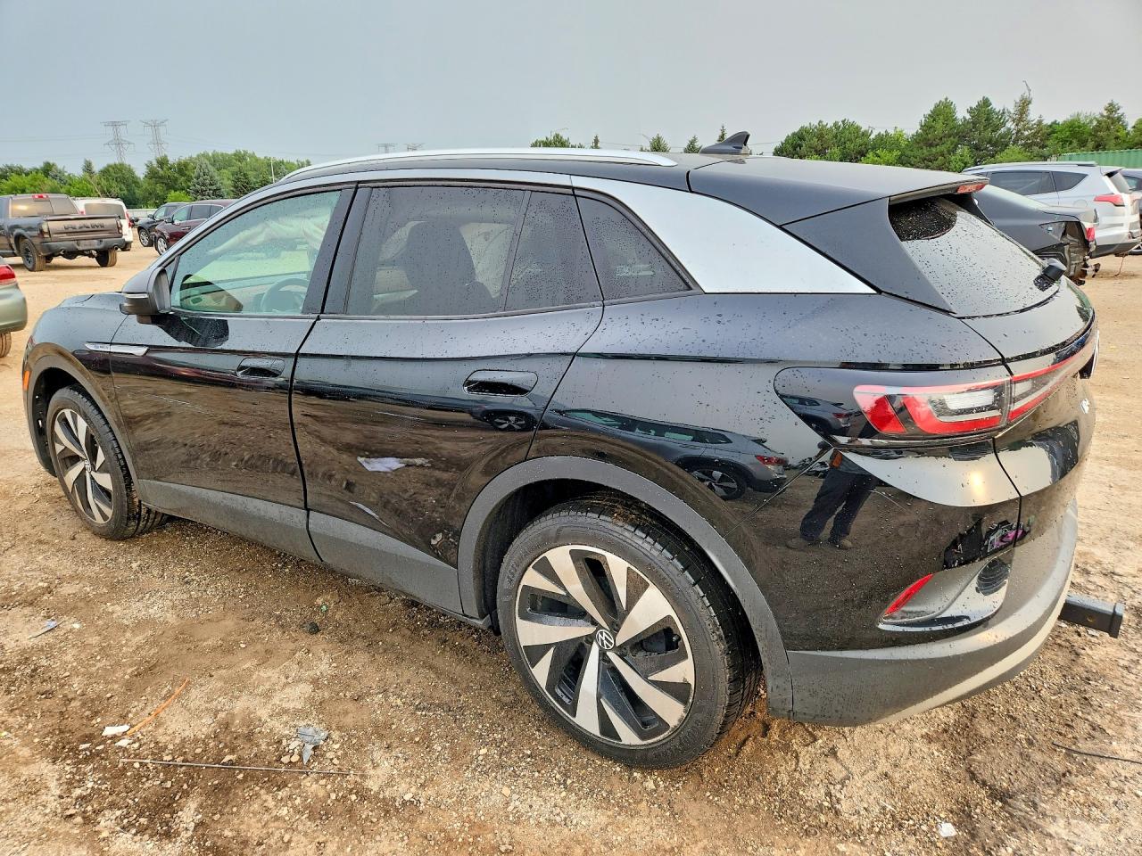 2021 Volkswagen Id.4 Pro S Black vin: WVGUNPE25MP061097