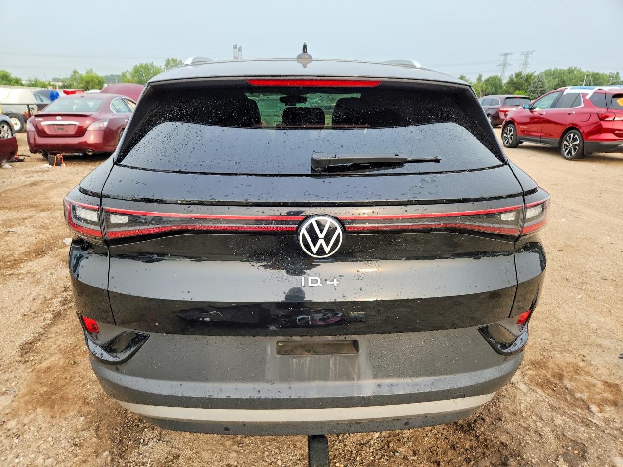 2021 Volkswagen Id.4 Pro S Black vin: WVGUNPE25MP061097