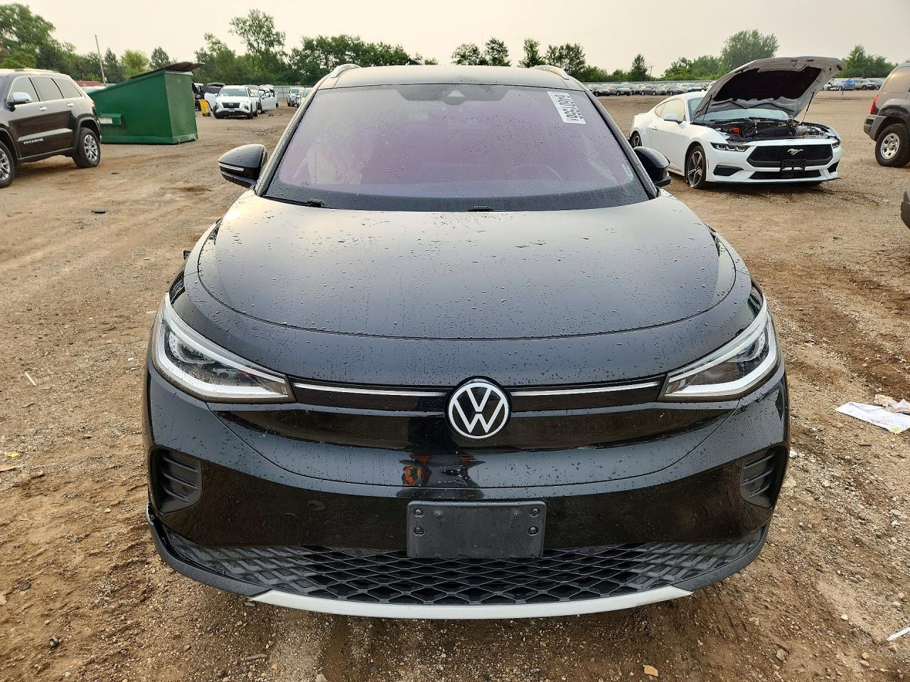 2021 Volkswagen Id.4 Pro S Black vin: WVGUNPE25MP061097