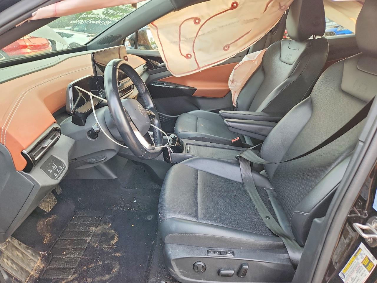 2021 Volkswagen Id.4 Pro S Black vin: WVGUNPE25MP061097