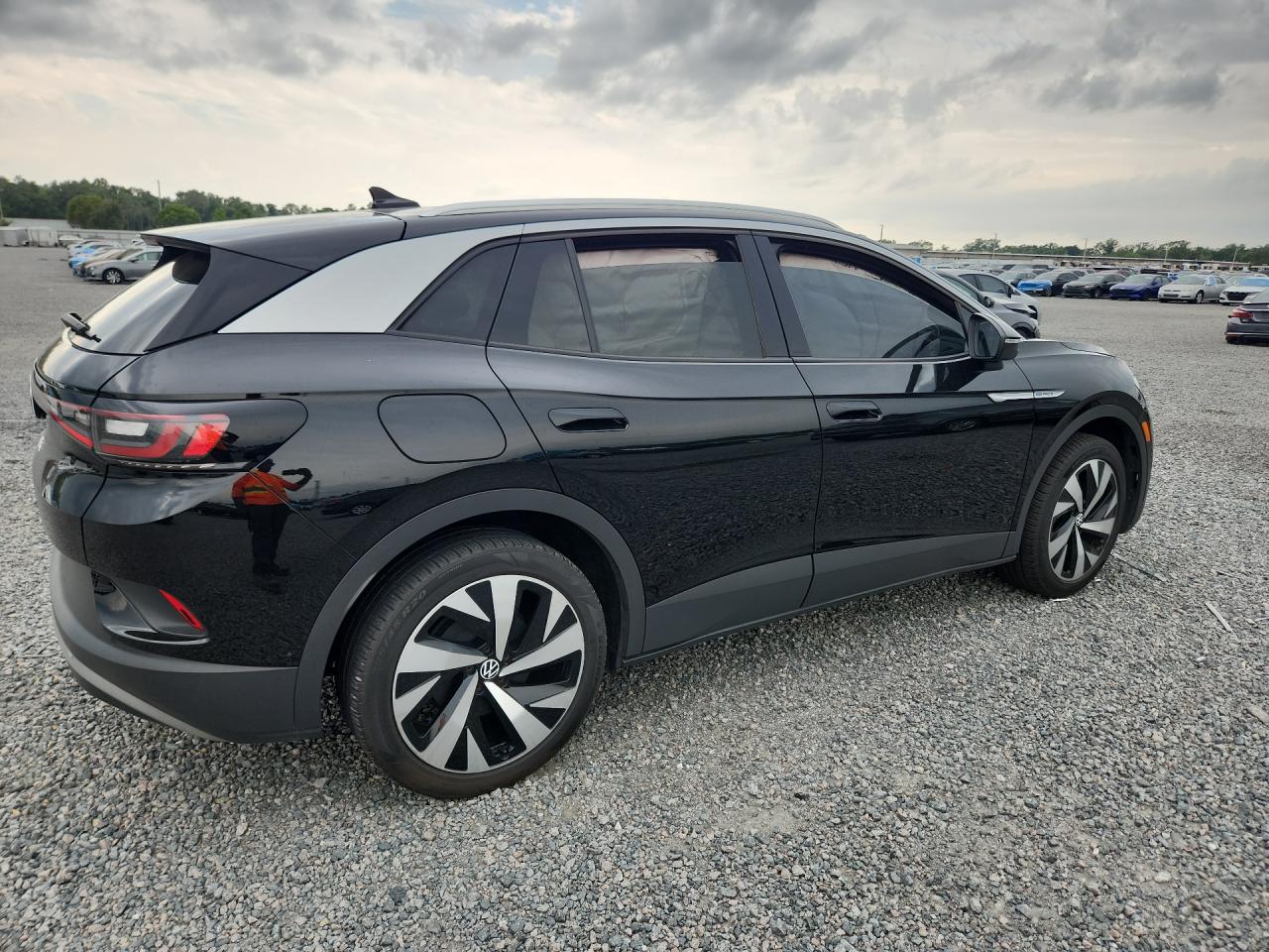 2021 Volkswagen Id.4 Pro S Черный vin: WVGUNPE25MP065246