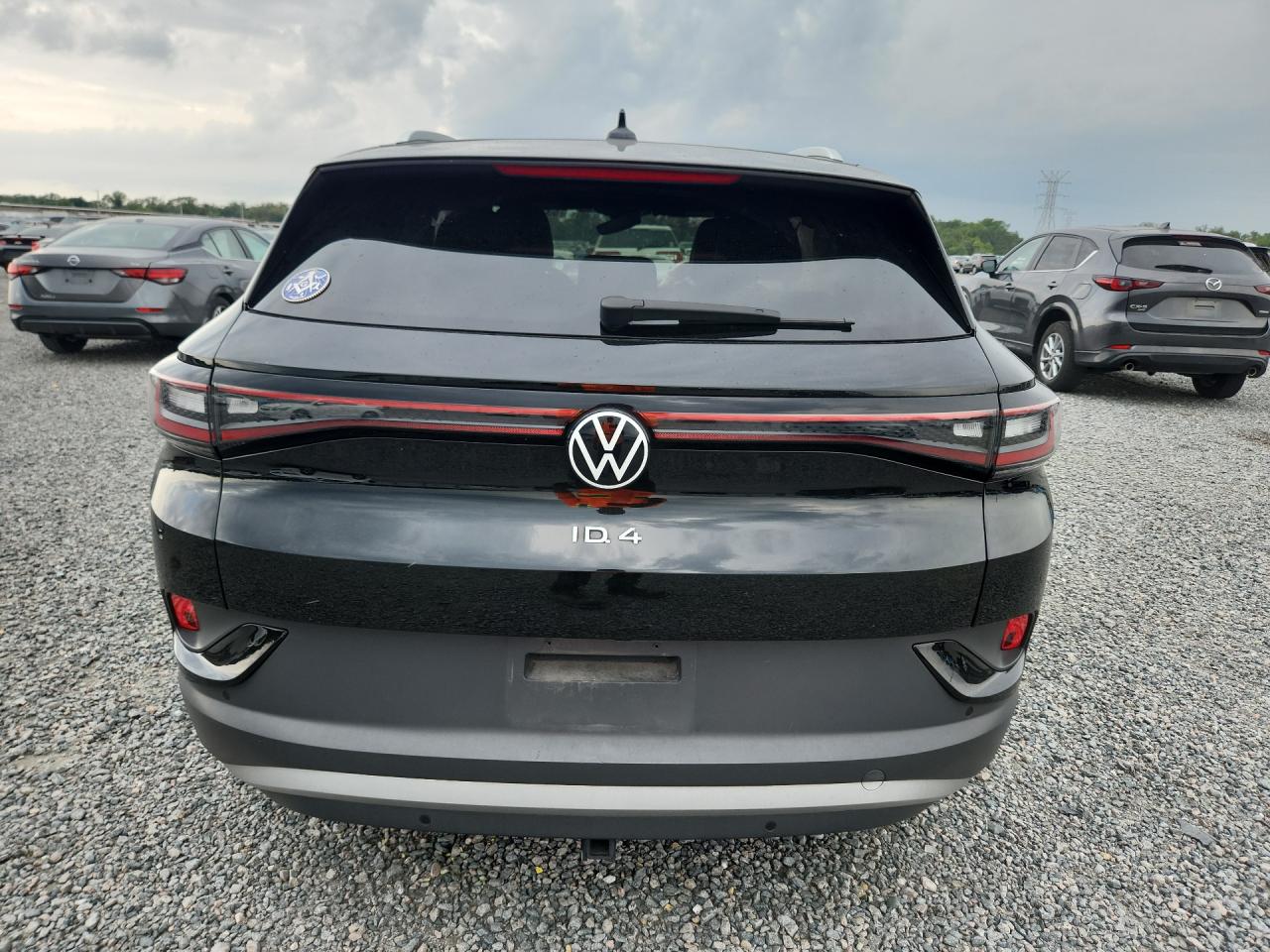 2021 Volkswagen Id.4 Pro S Черный vin: WVGUNPE25MP065246