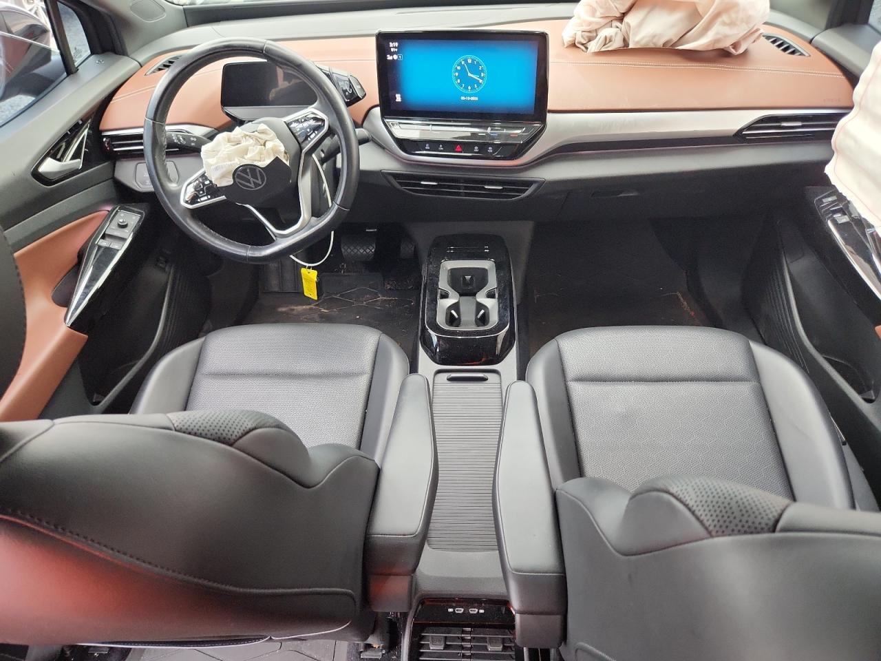 2021 Volkswagen Id.4 Pro S Черный vin: WVGUNPE25MP065246