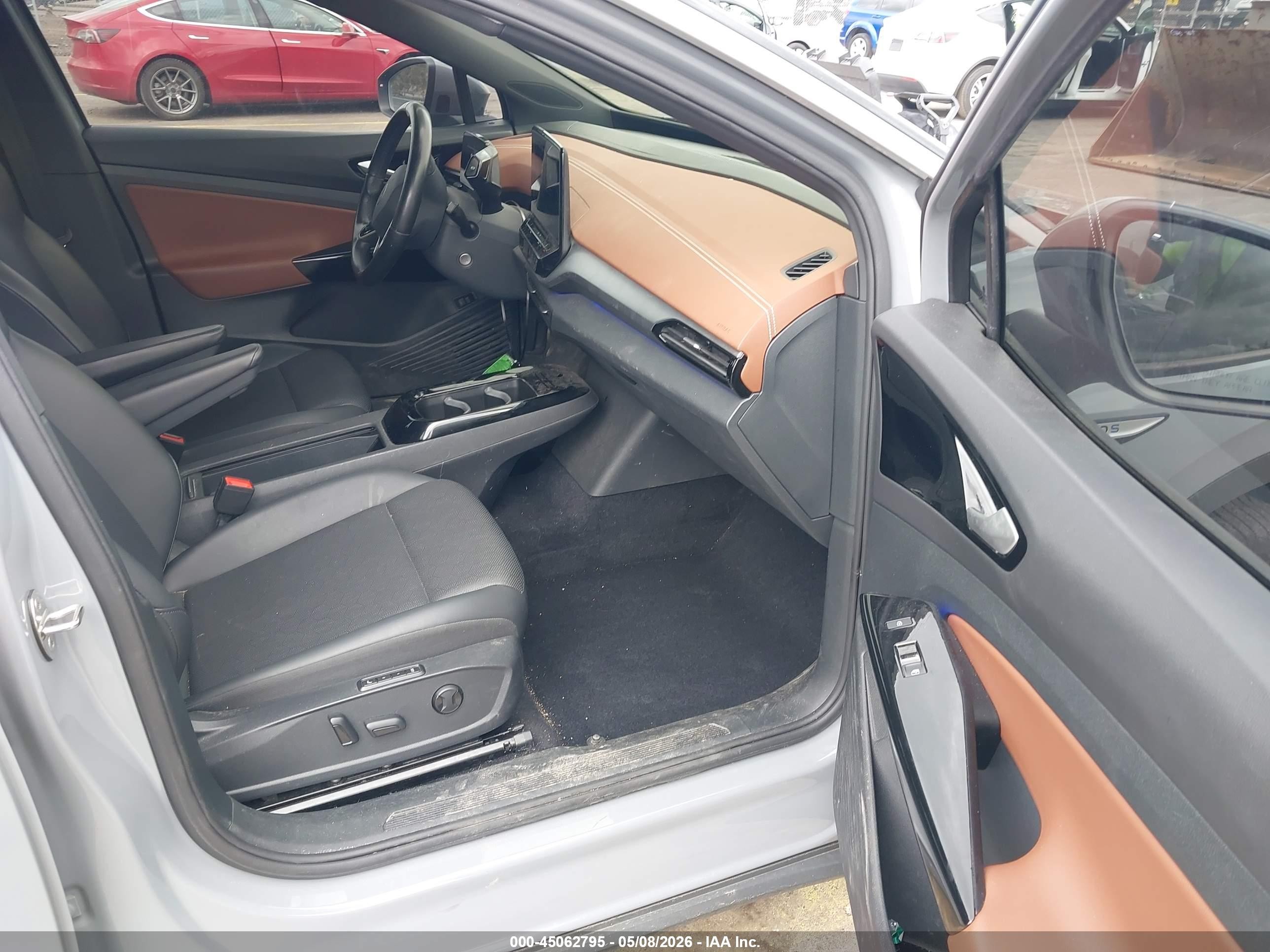 2021 Volkswagen Id.4 Awd Pro S Gray vin: WVGUNPE29MP063578