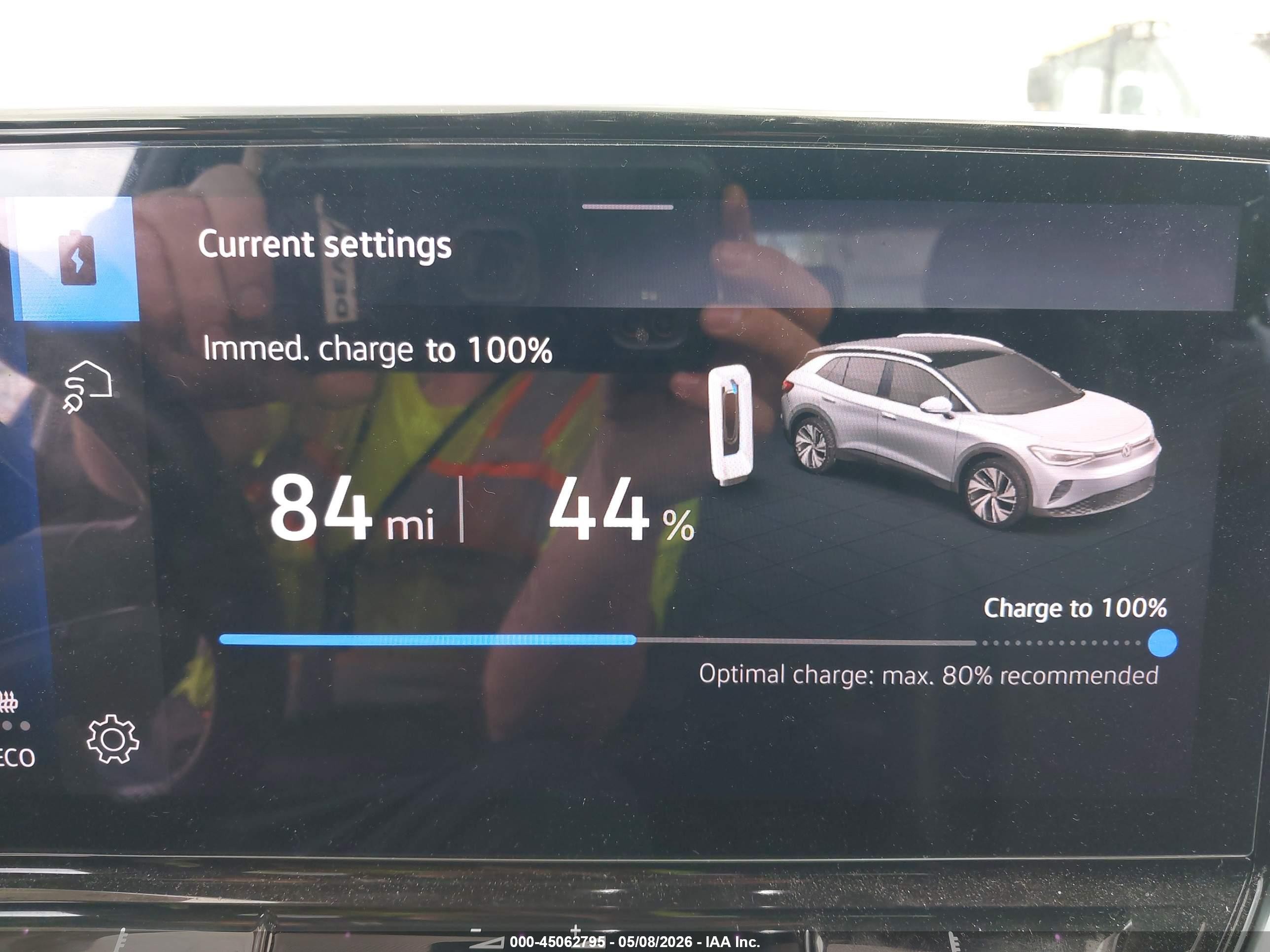 2021 Volkswagen Id.4 Awd Pro S Gray vin: WVGUNPE29MP063578