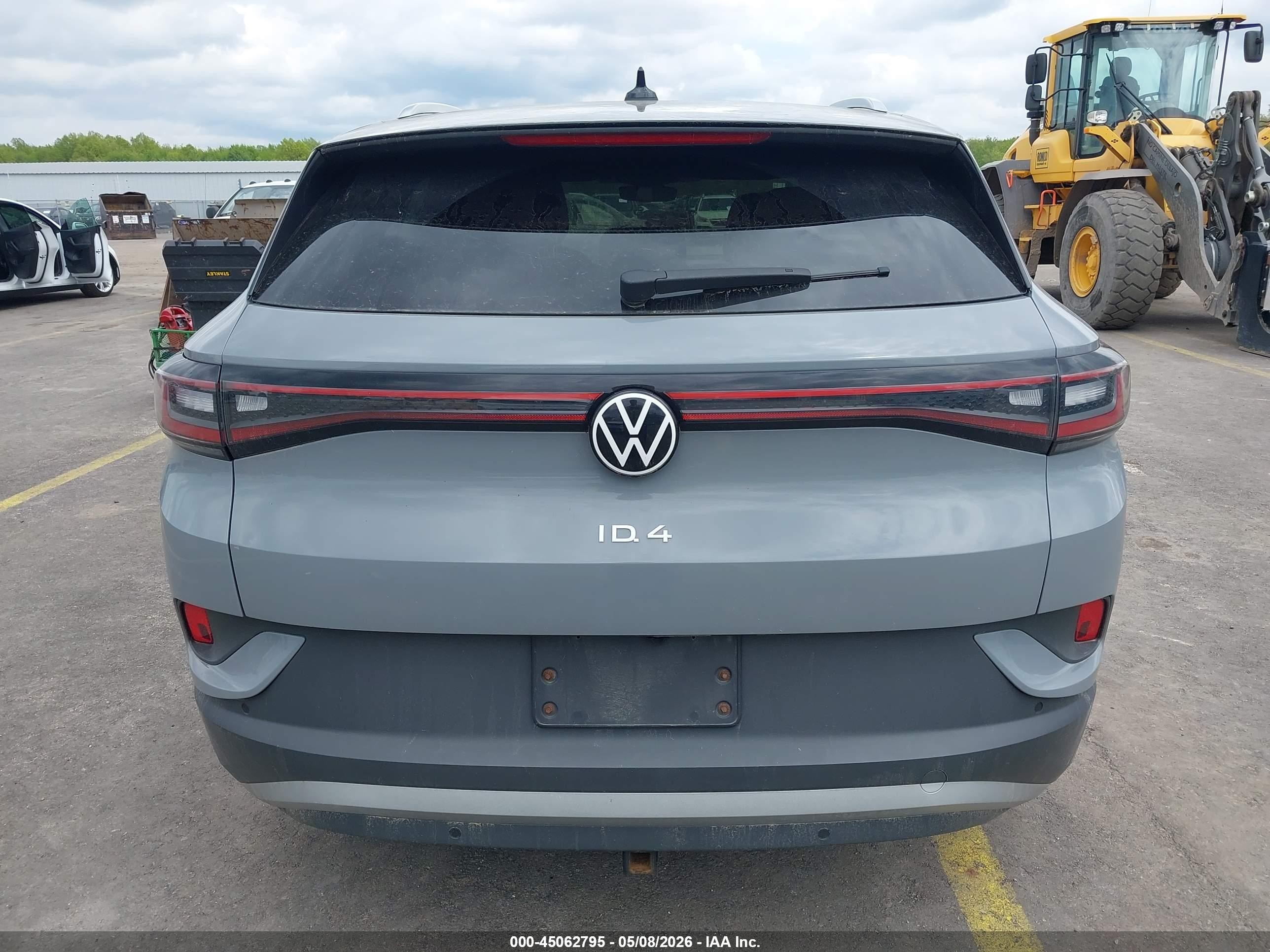 2021 Volkswagen Id.4 Awd Pro S Gray vin: WVGUNPE29MP063578