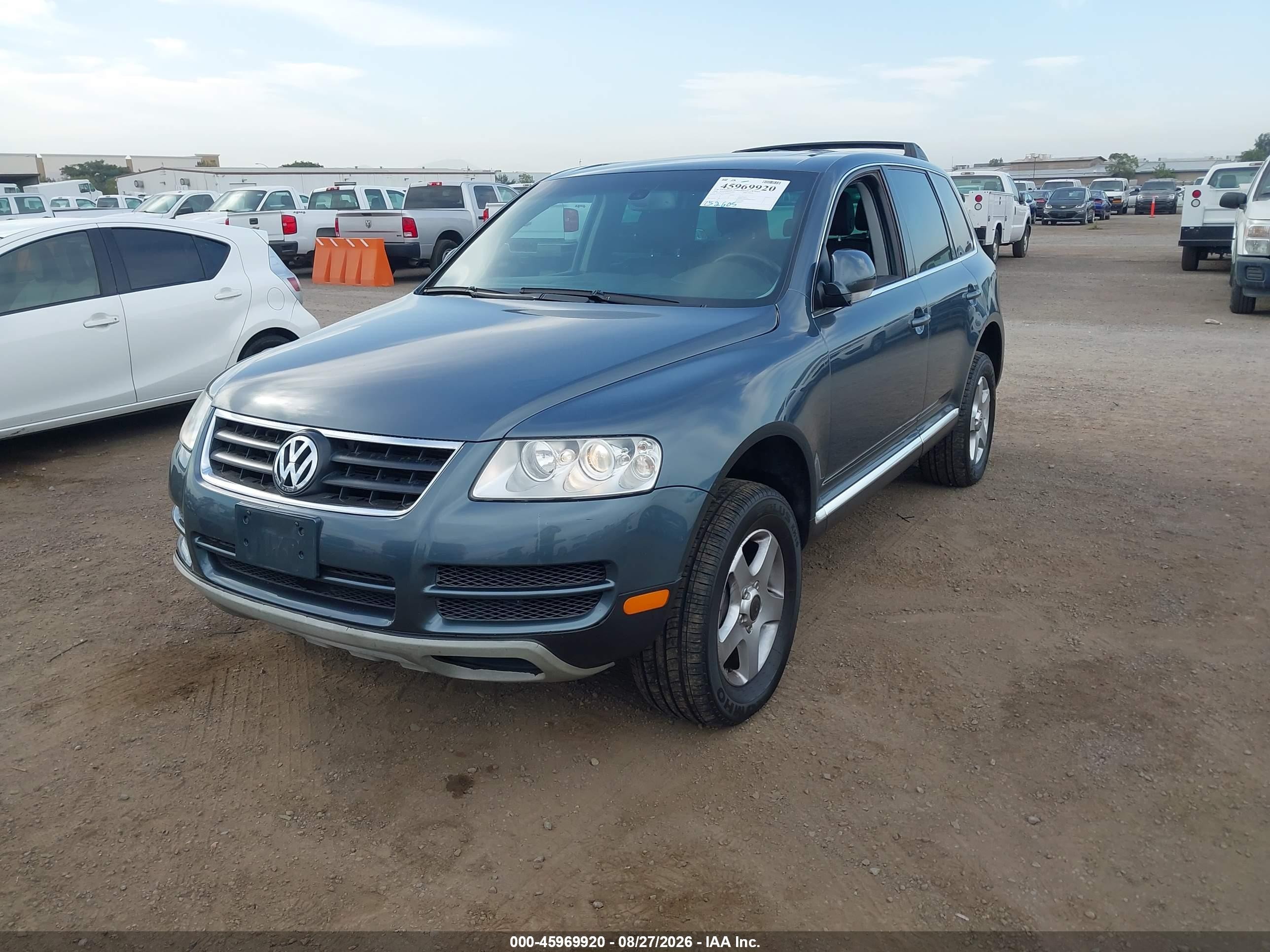 2004 Volkswagen Touareg V6 Серый vin: WVGZC67L14D002321