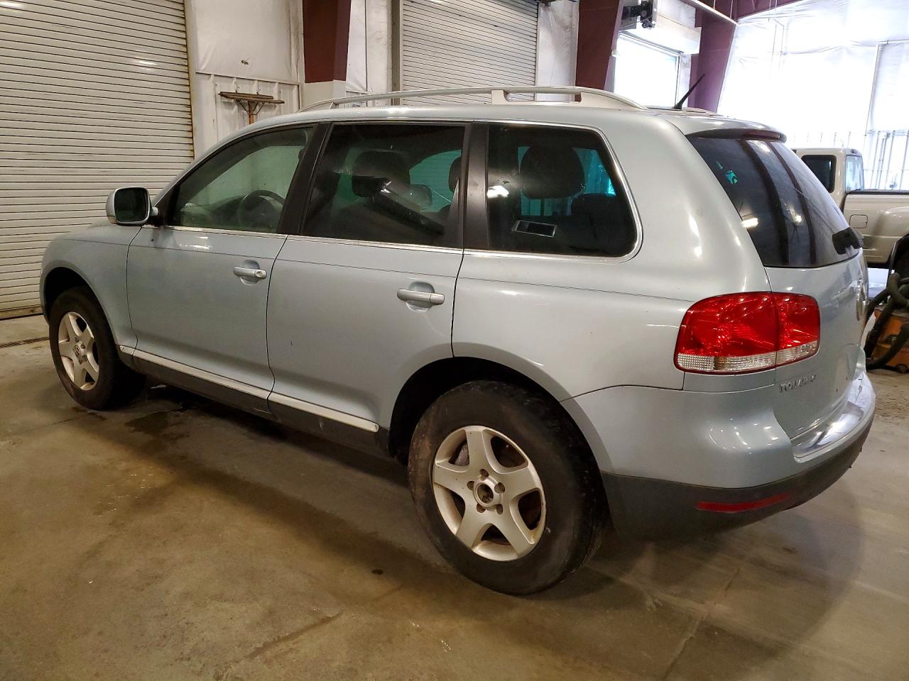 2007 Volkswagen Touareg V6 Blue vin: WVGZE77L57D023502