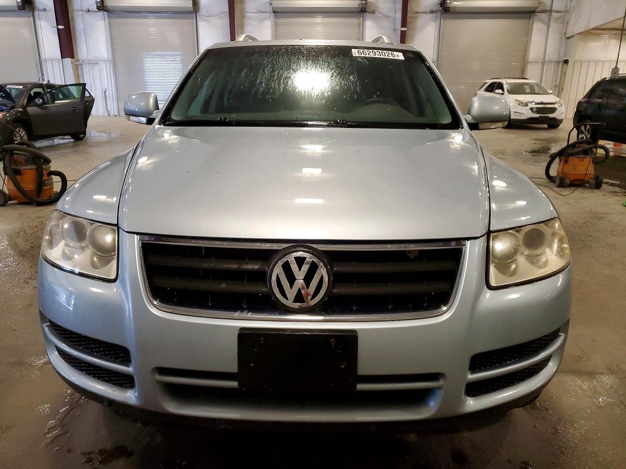 2007 Volkswagen Touareg V6 Blue vin: WVGZE77L57D023502