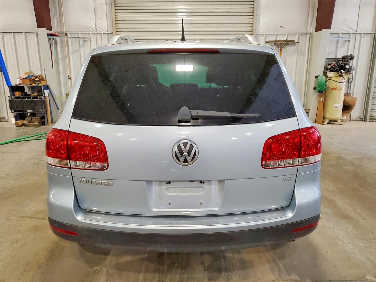 2007 Volkswagen Touareg V6 Blue vin: WVGZE77L57D023502