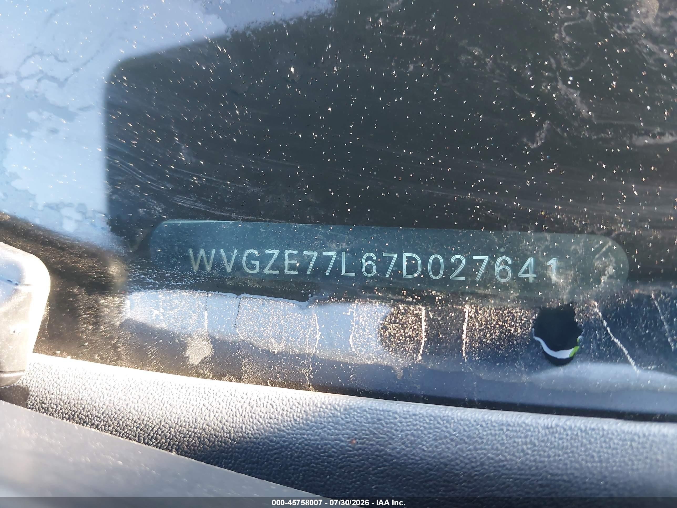 2007 Volkswagen Touareg V6 Silver vin: WVGZE77L67D027641