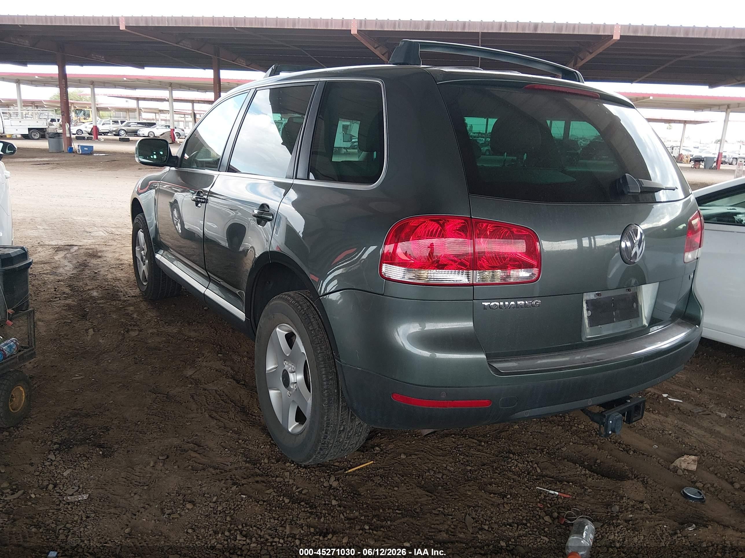 2005 Volkswagen Touareg V6/v6 (a6) Green vin: WVGZG77L05D037542