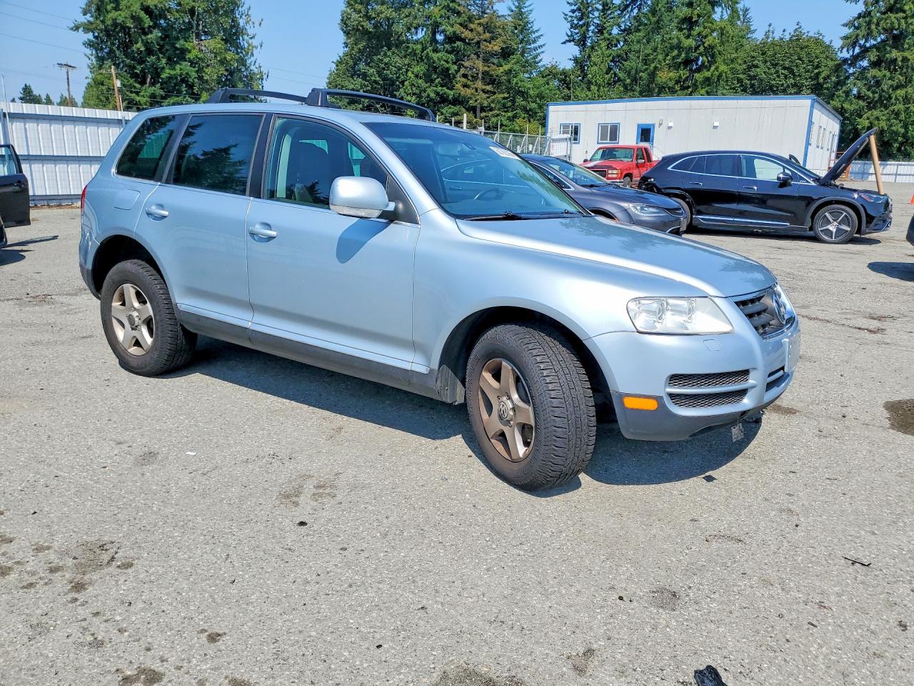 2005 Volkswagen Touareg 3.2 Blue vin: WVGZG77L15D076575