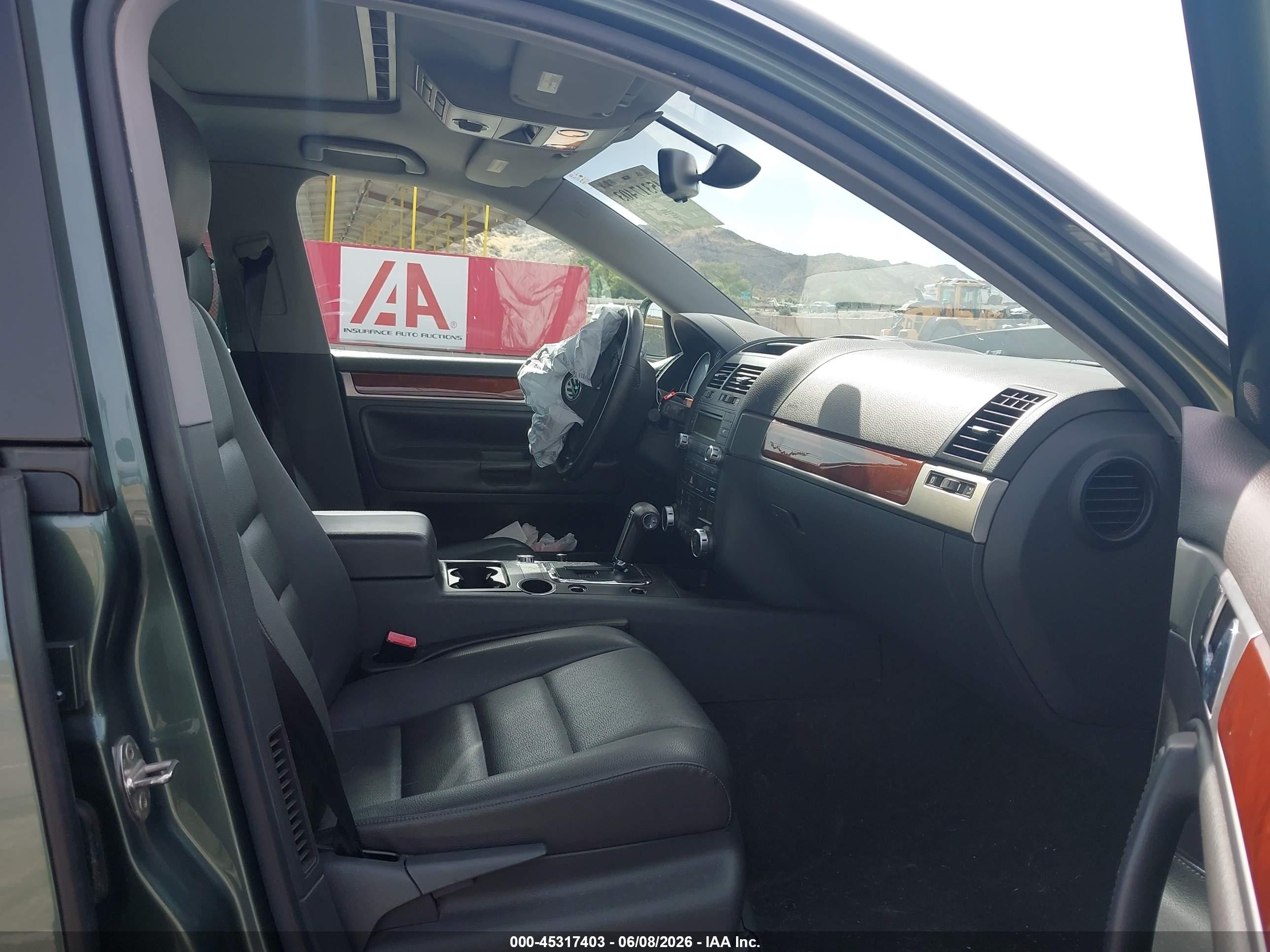 2006 Volkswagen Touareg V6 Green vin: WVGZG77L16D004230
