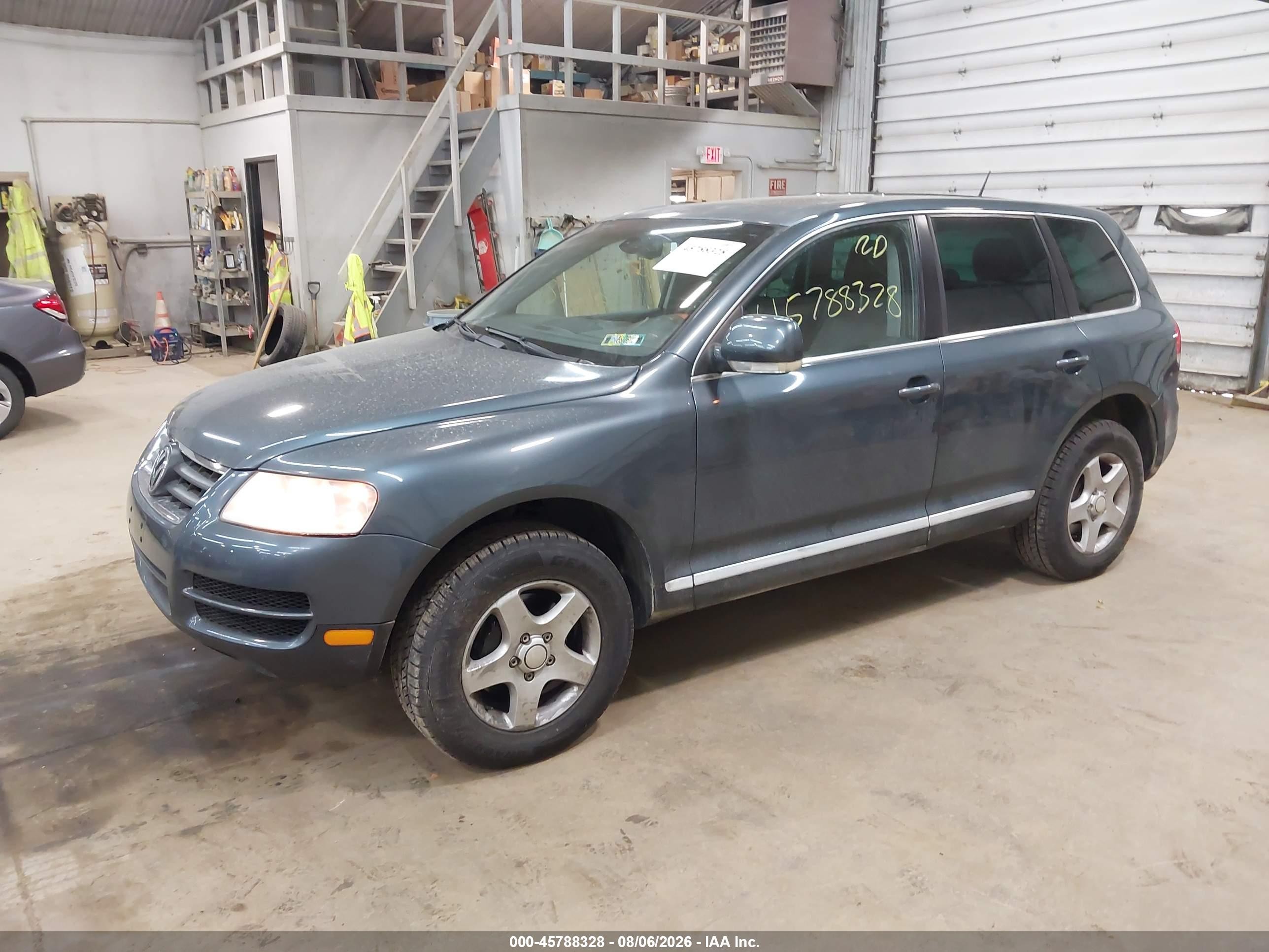 2006 Volkswagen Touareg V6 Gray vin: WVGZG77L16D017219