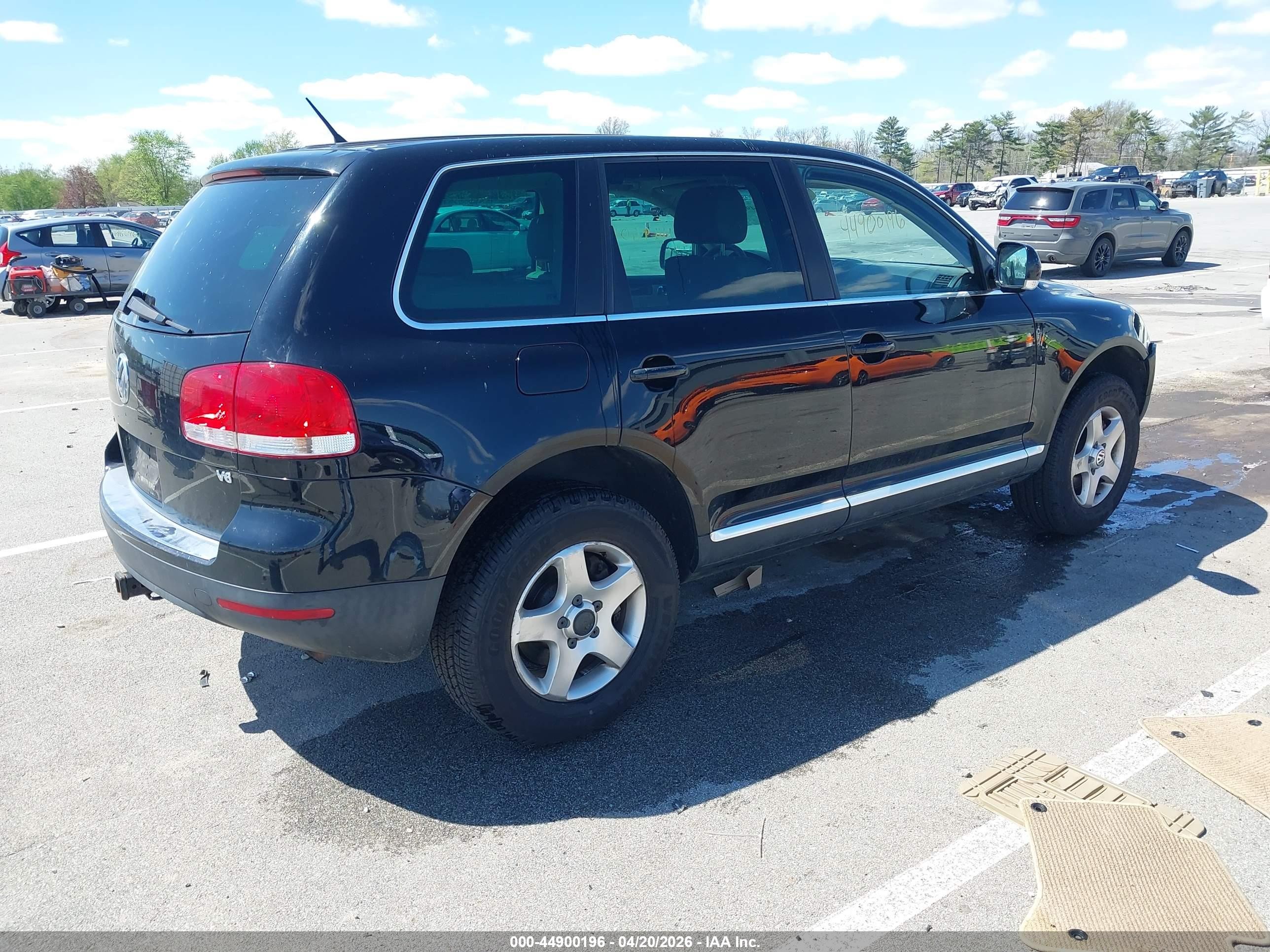 2006 Volkswagen Touareg V6 Черный vin: WVGZG77L26D006276