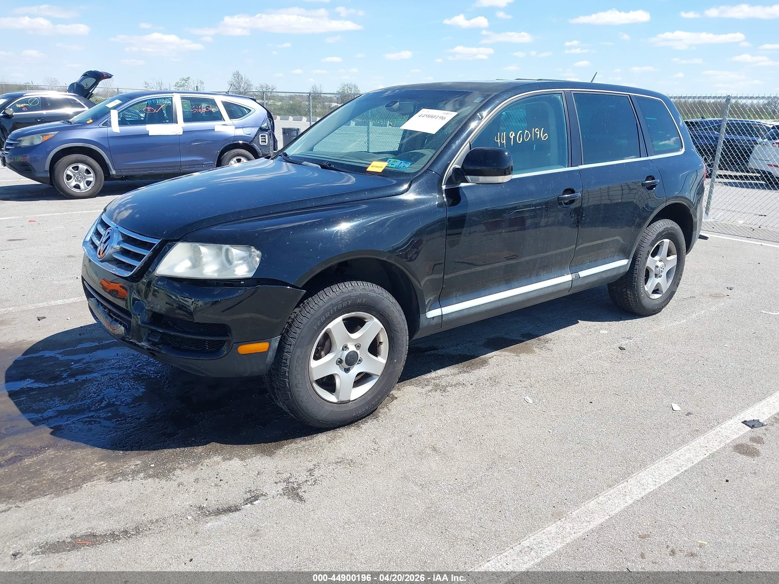 2006 Volkswagen Touareg V6 Черный vin: WVGZG77L26D006276