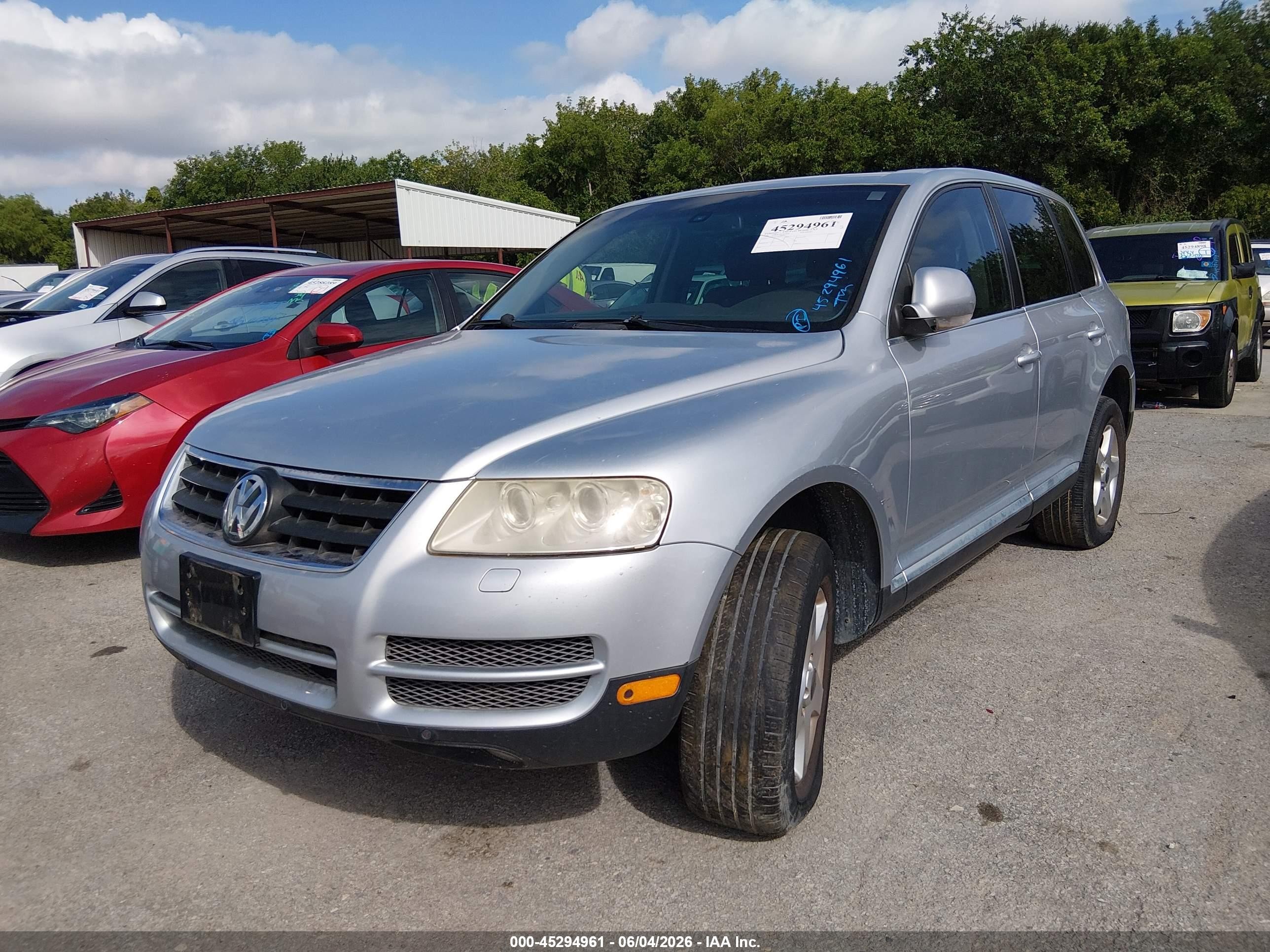 2006 Volkswagen Touareg V6 Gray vin: WVGZG77L36D007680
