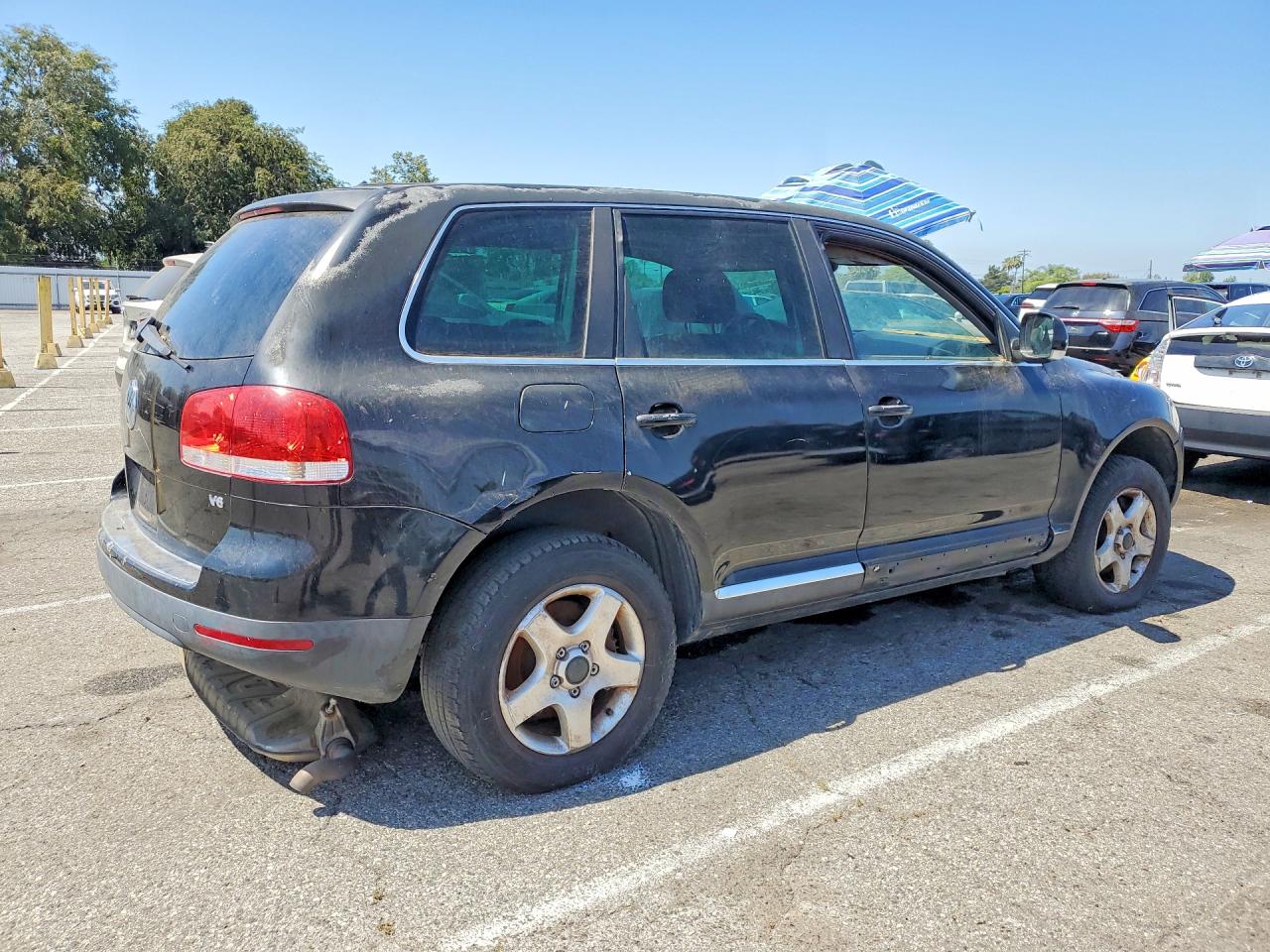 2006 Volkswagen Touareg 3.2 Black vin: WVGZG77L56D013402