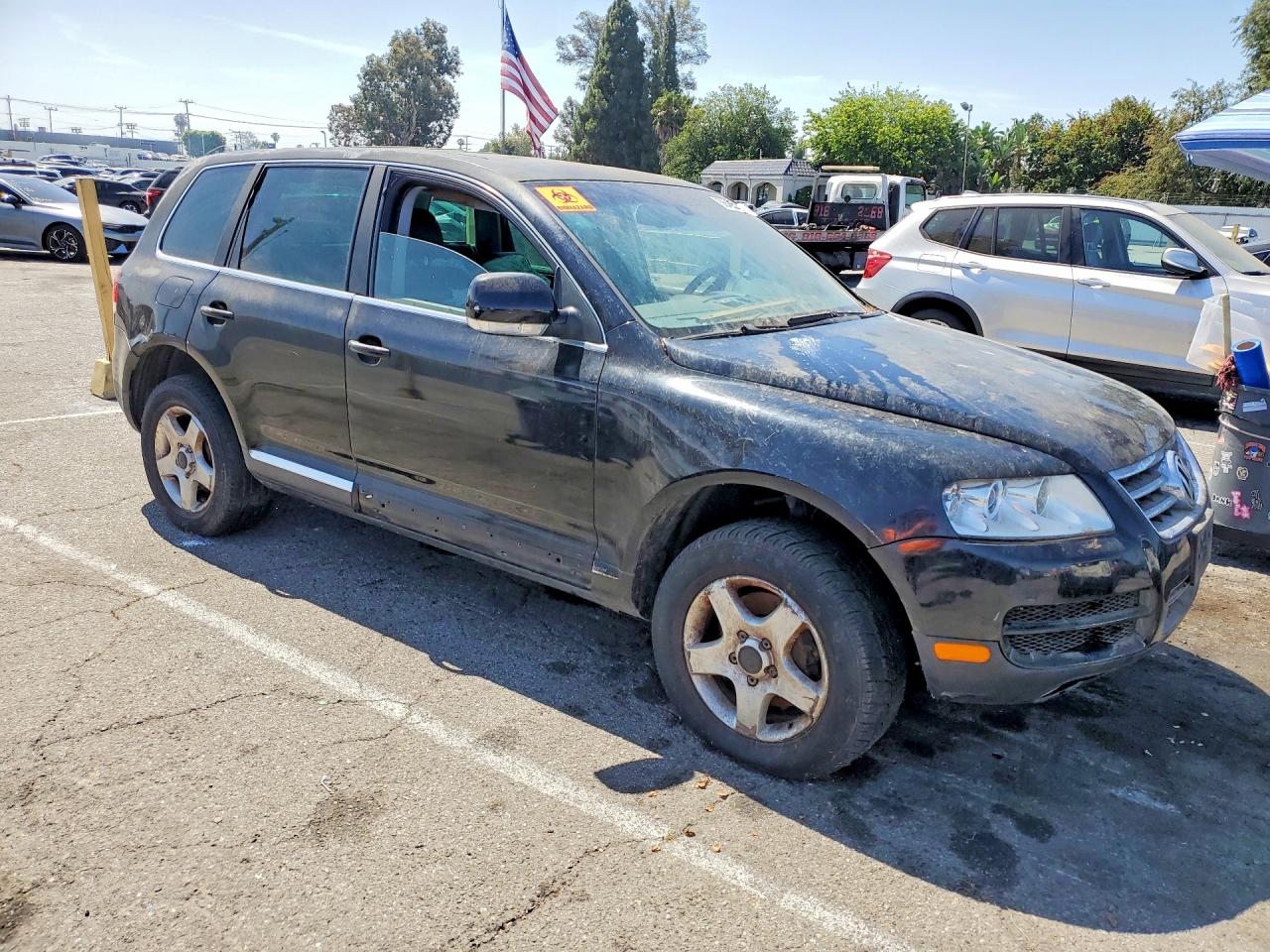 2006 Volkswagen Touareg 3.2 Black vin: WVGZG77L56D013402