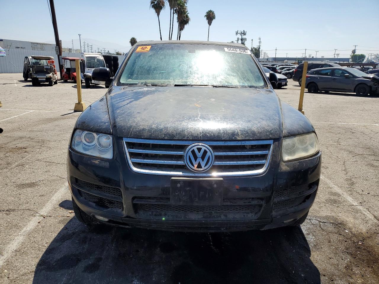 2006 Volkswagen Touareg 3.2 Black vin: WVGZG77L56D013402