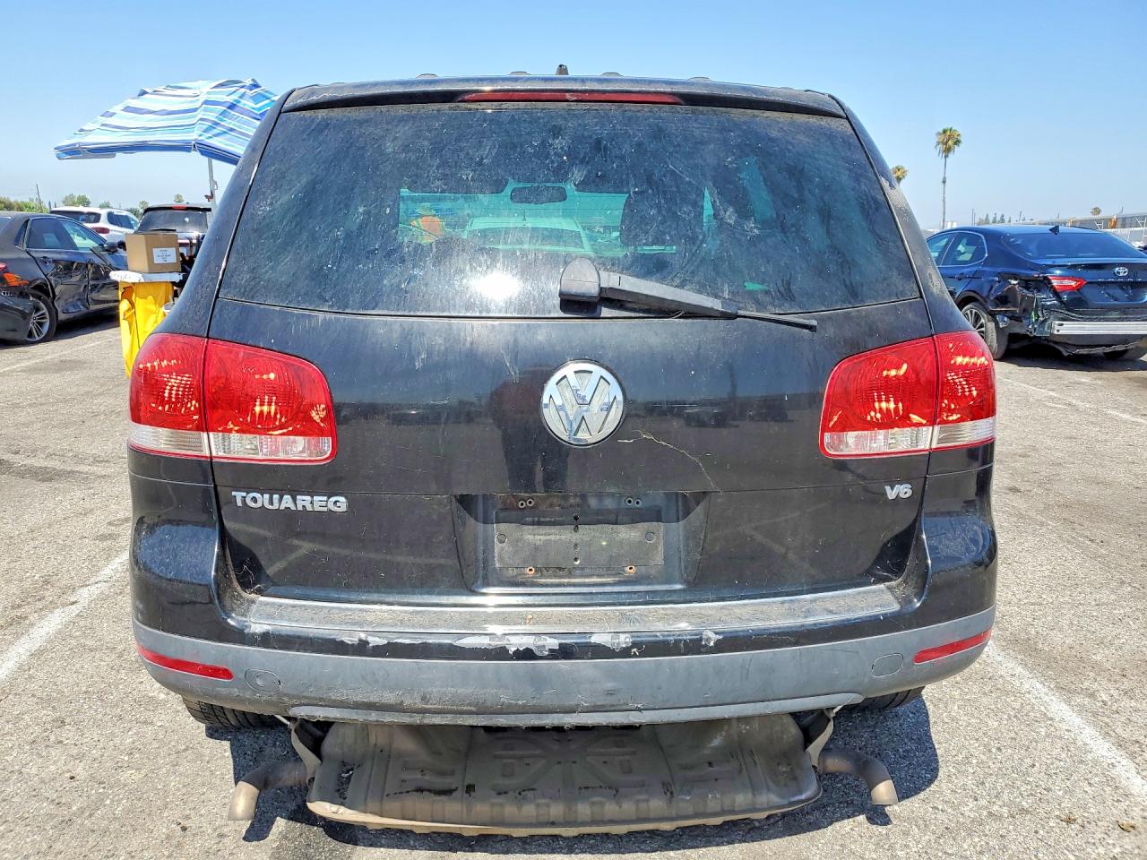 2006 Volkswagen Touareg 3.2 Black vin: WVGZG77L56D013402