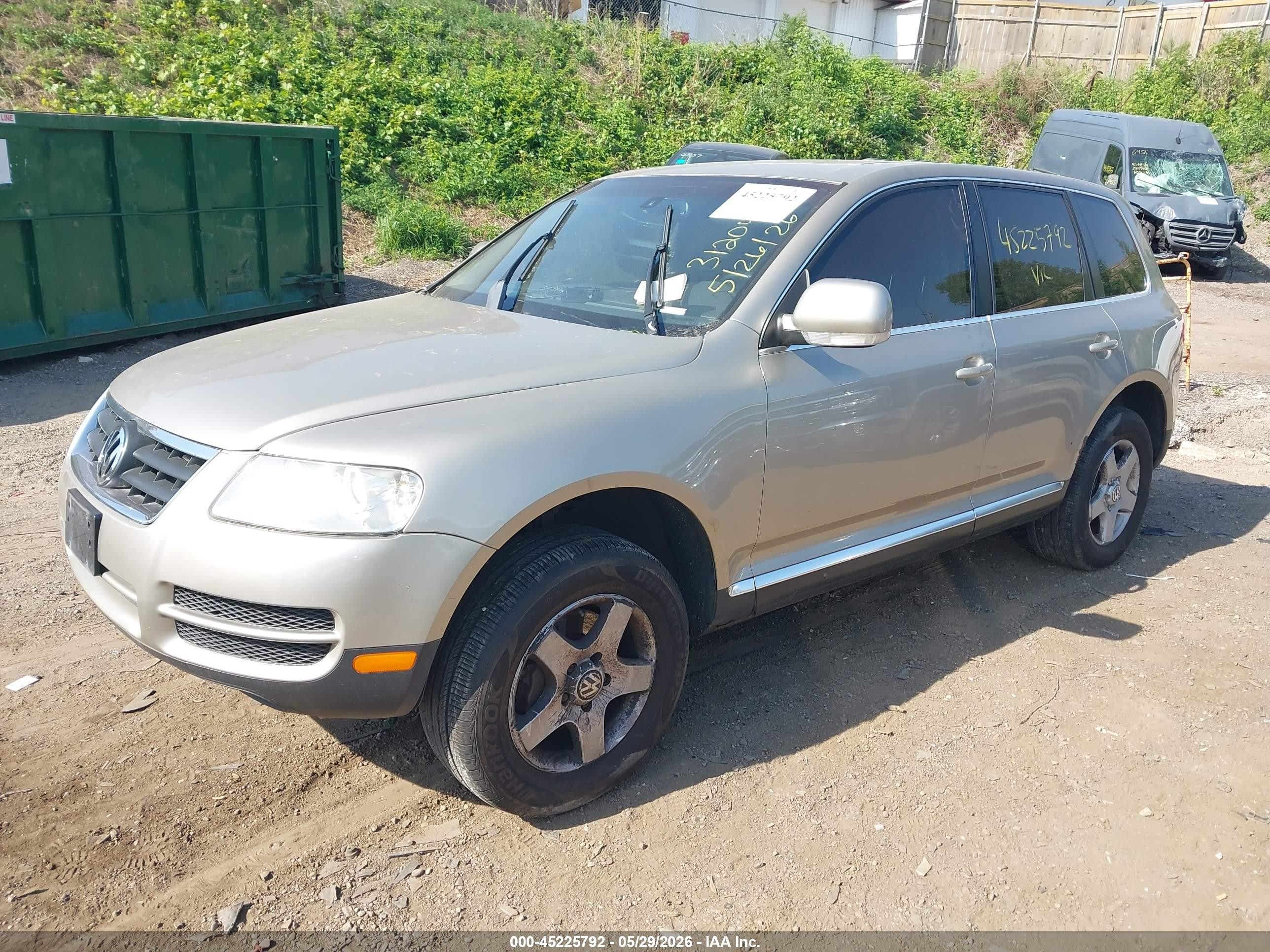 2006 Volkswagen Touareg V6 Tan vin: WVGZG77L56D041197