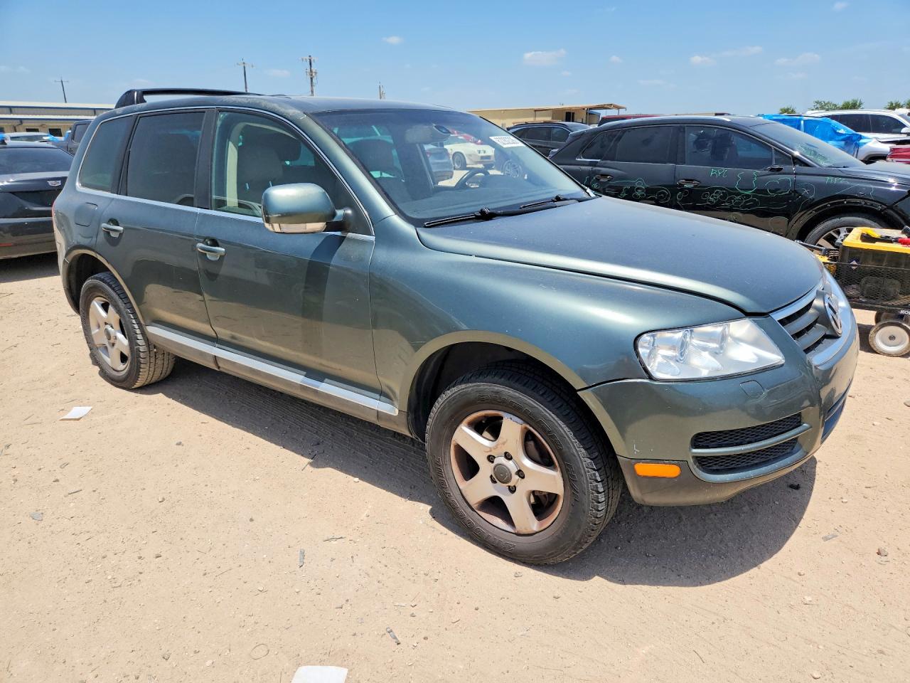 2005 Volkswagen Touareg 3.2 Gray vin: WVGZG77L65D021507